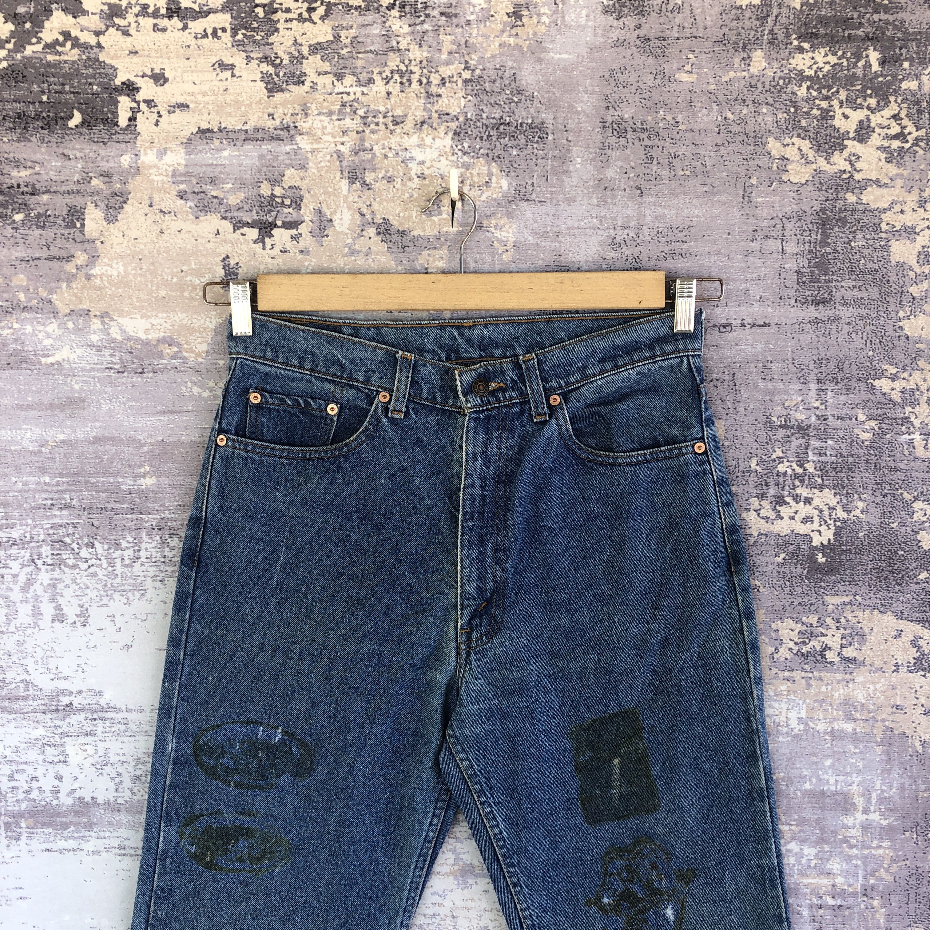 Levi's Vintage Levi's 515 Dirty Blue Jeans Levis Stonewash Denim Size US 32 / EU 48 - 3 Thumbnail