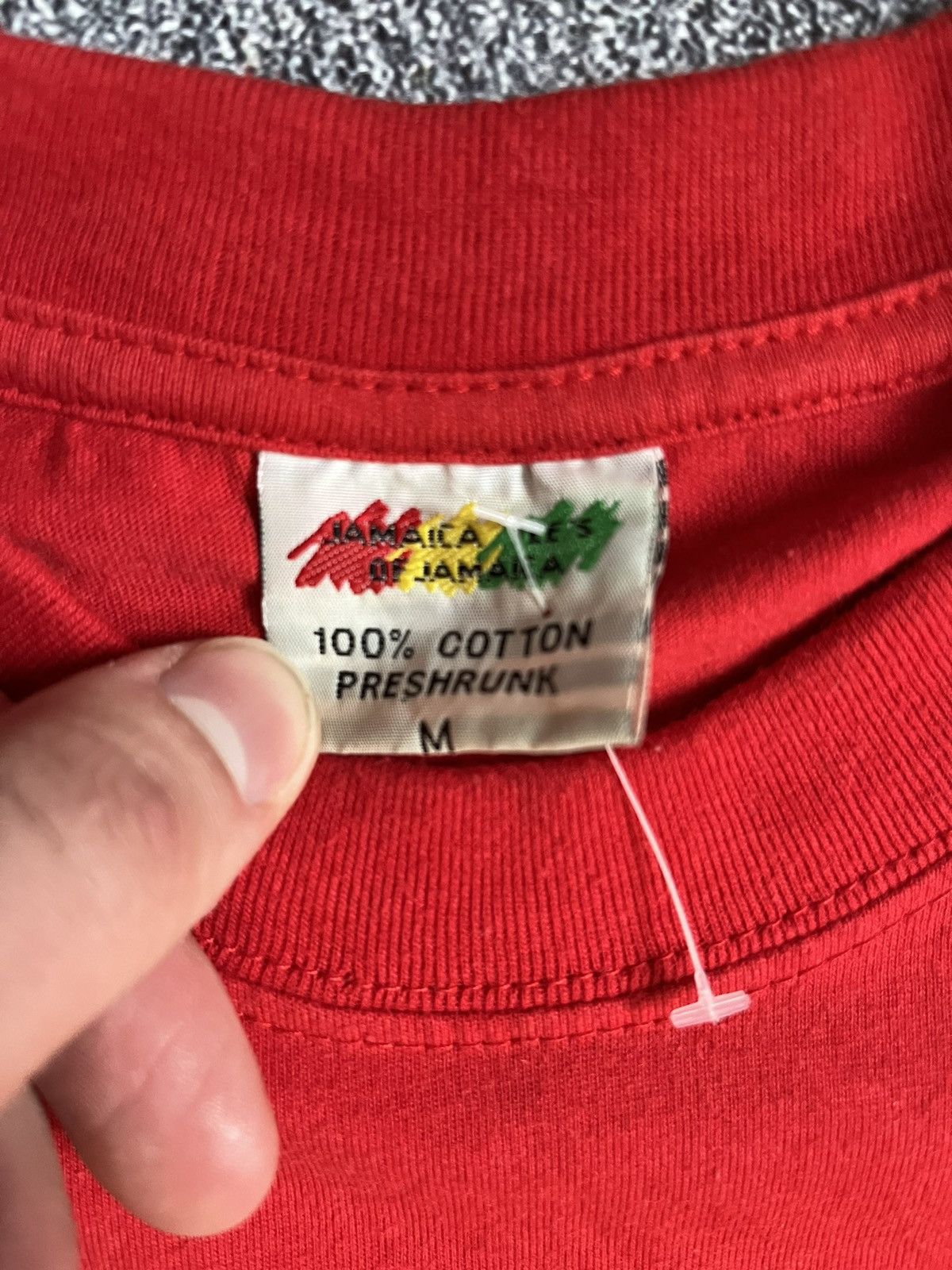 Bob Marley × Vintage Vintage 90s mom smile Rasta Jamaica tee Size US M / EU 48-50 / 2 - 4 Thumbnail