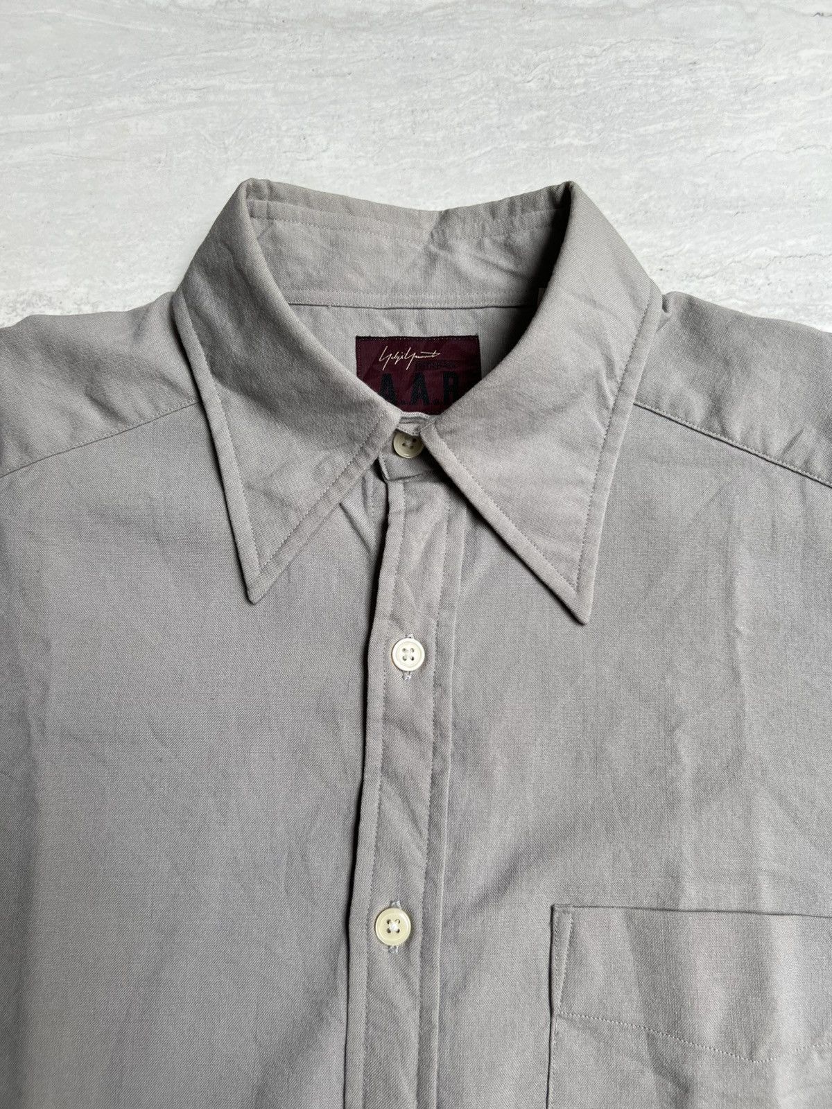 Yohji Yamamoto A.A.R Yohji Yamamoto Durban Grey Shirt Size US M / EU 48-50 / 2 - 4 Thumbnail