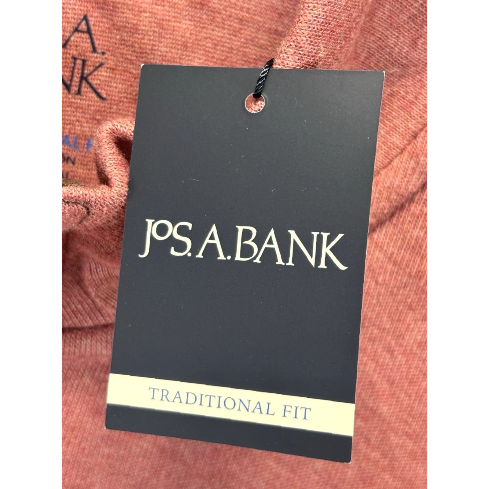 Jos. A. Bank Jos A Bank 1/4 Zip Sweater Big 3X Mens Pink Traditional Fit Knit Mock Neck Long Sleeve Pullover Casual Travel Business Big & Tall Jacket? Size US XXL / EU 58 / 5 - 5 Thumbnail