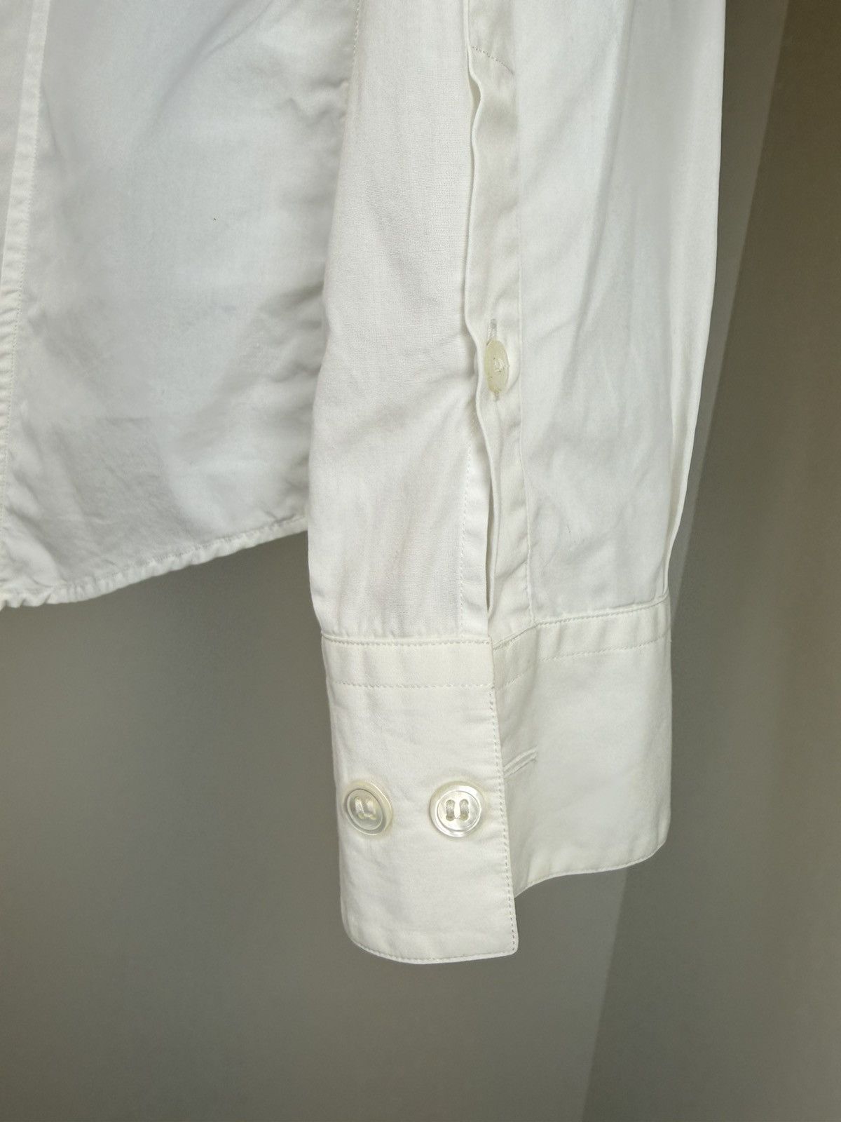 Marni Marni Paneled Cotton Poplin Shirt — White — IT 50 Size US M / EU 48-50 / 2 - 4 Thumbnail