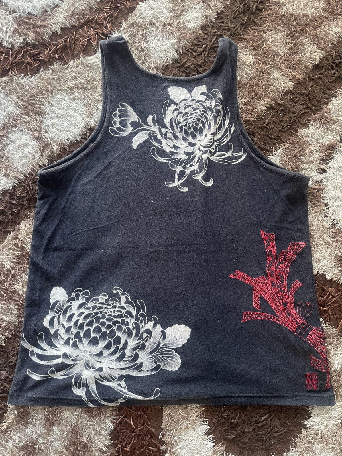 Karakuri Tamashii 🔥HOT🔥VINTAGE KARAKURI TAMASHI SUKAJAN TANK TOPS VERY RARE Size US XXL / EU 58 / 5 - 7 Thumbnail