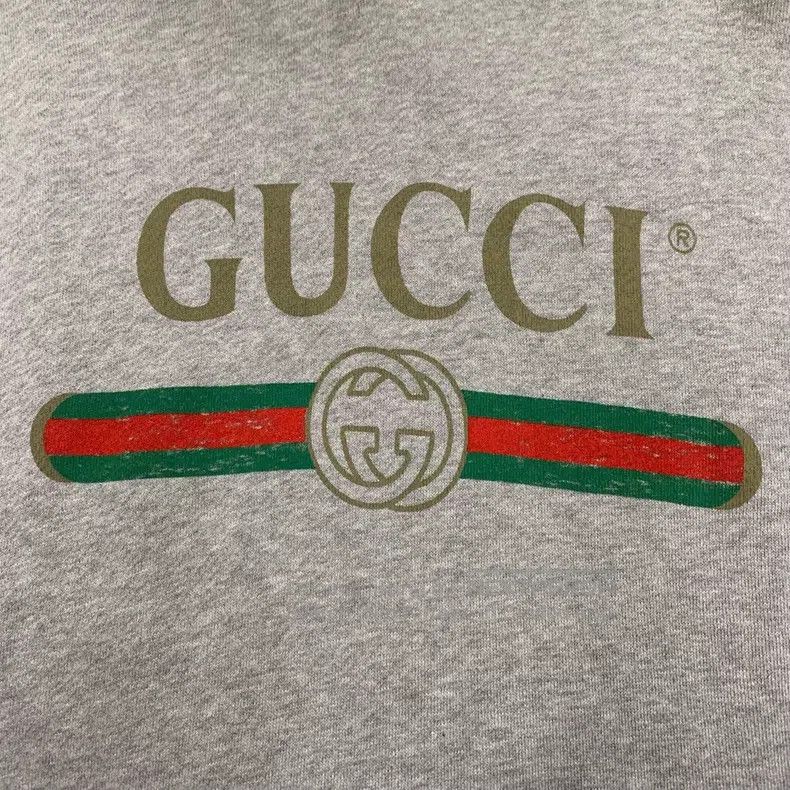Gucci Gucci Grey slogan hoodie sweatshirt Size US M / EU 48-50 / 2 - 8 Thumbnail