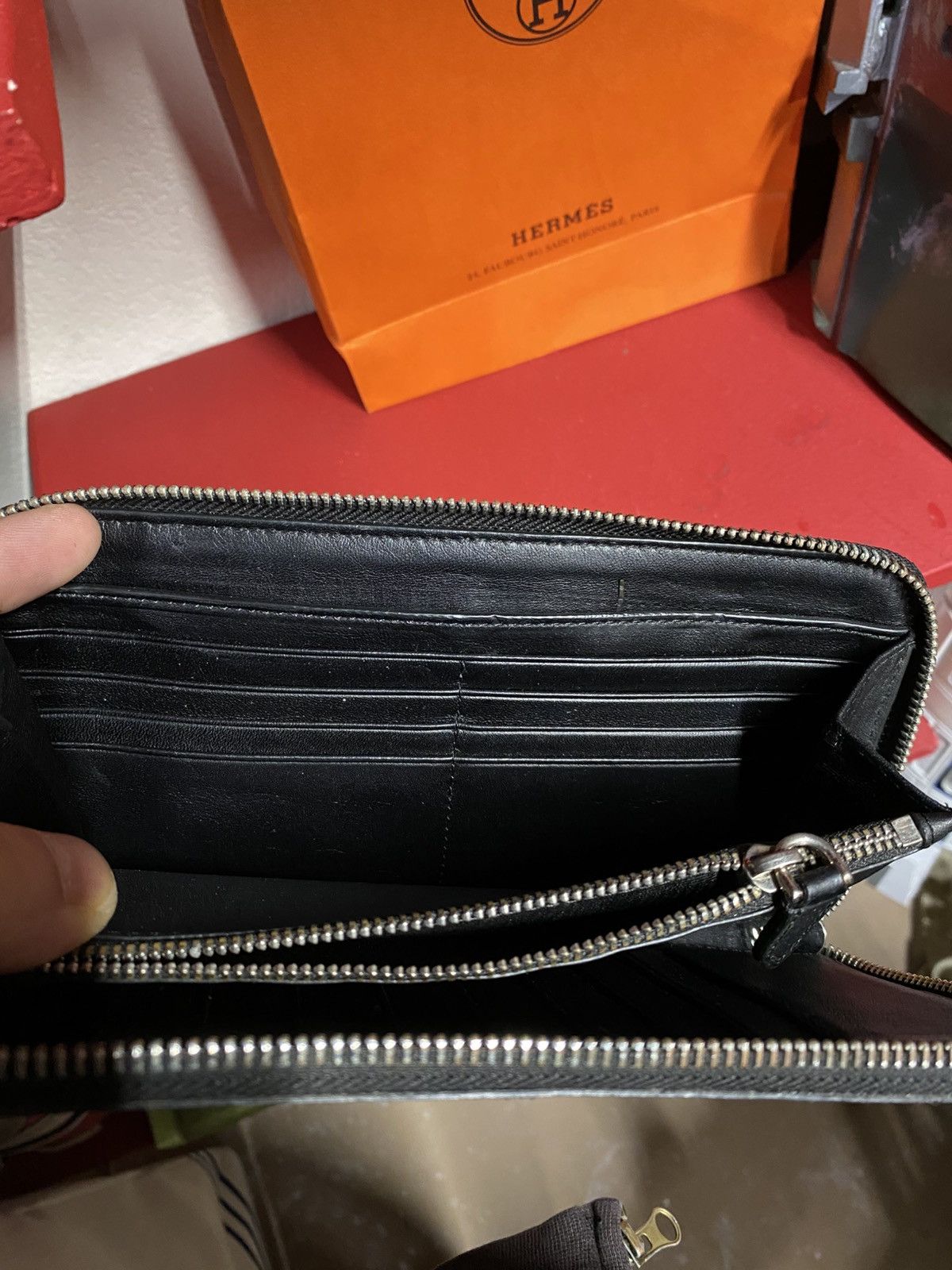 Burberry Burberry Plaid Blue Long Leather Wallet Preowned Size ONE SIZE - 14 Thumbnail