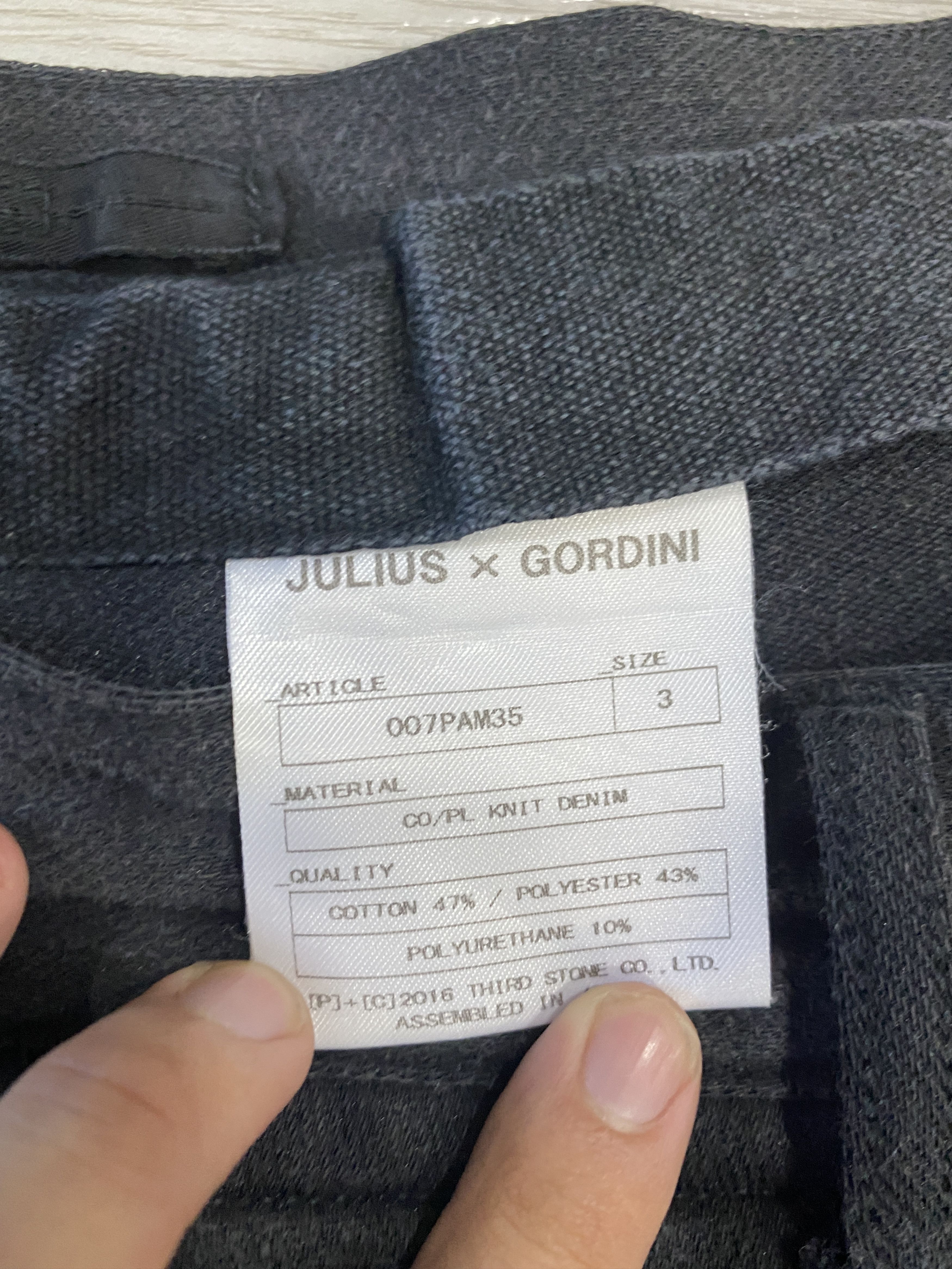 Julius Julius x Gordini 007PAM35 Size US 32 / EU 48 - 4 Thumbnail