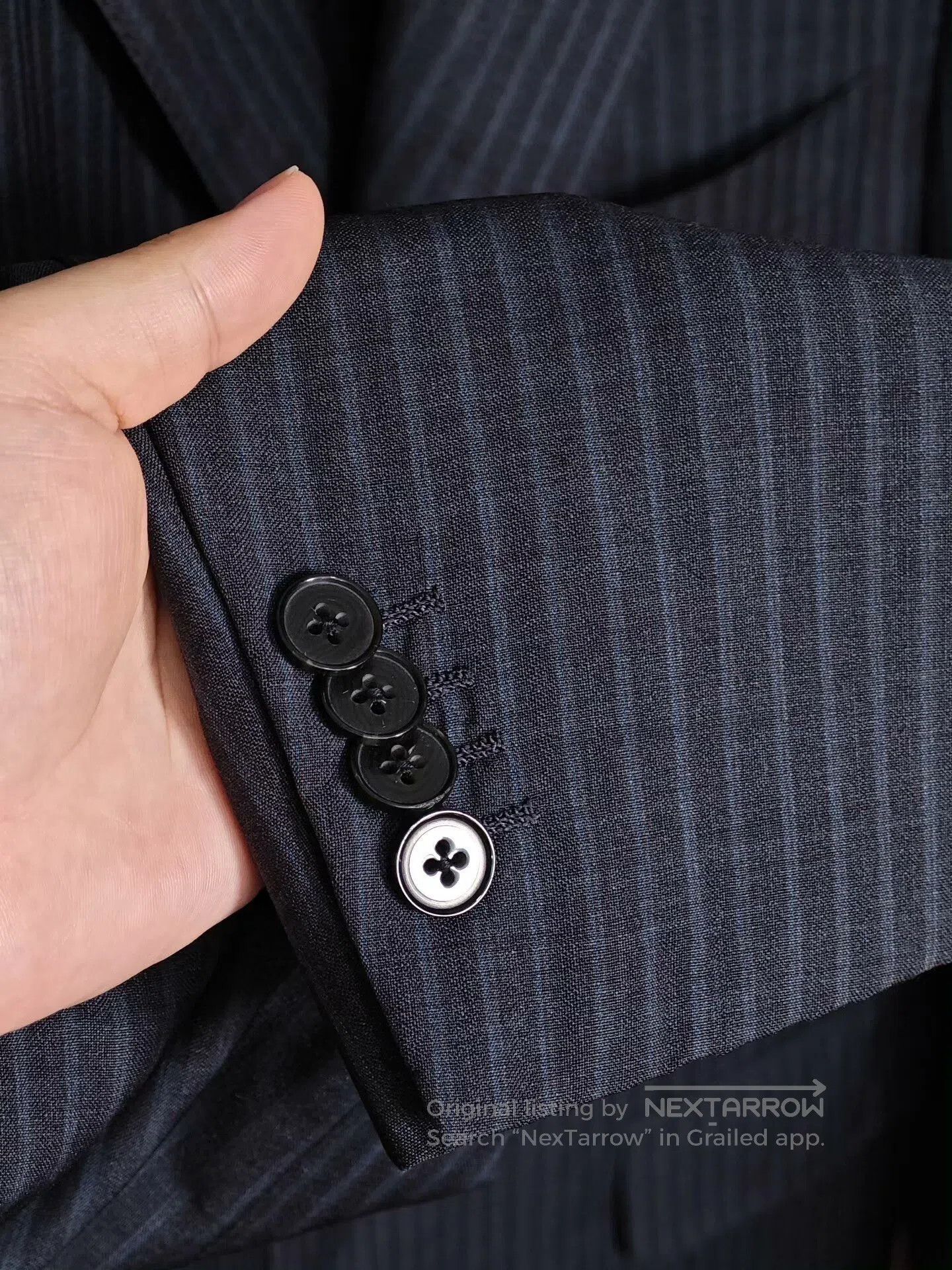 Ermenegildo Zegna Zegna Wool-Linen Suit Jacket. Size US M / EU 48-50 / 2 - 4 Thumbnail