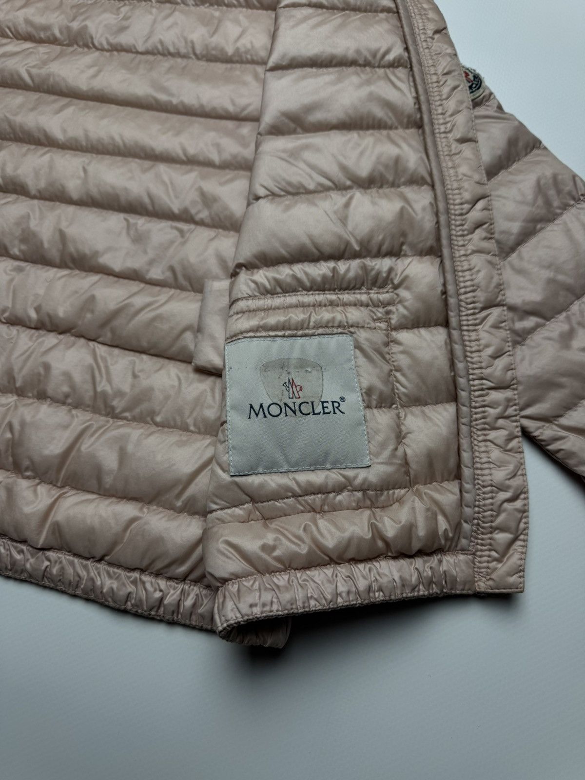 Moncler Authentic Moncler Kids Down Jacket – Beige – Size 6Y (115cm) Size XXS / US 00 / IT 34 - 5 Thumbnail