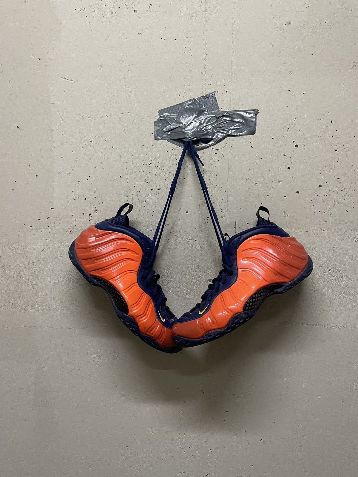 Nike Nike Air Foamposite One Blue Void Rugged Orange Size US 10.5 / EU 43-44 - 1 Thumbnail