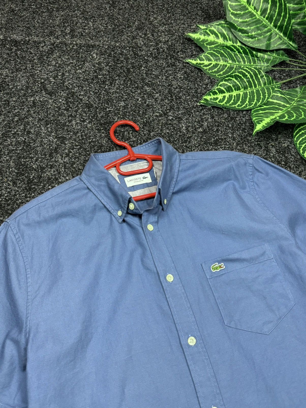 Lacoste × Vintage Lacoste Short-sleeved shirt 👔 Size L Size US L / EU 52-54 / 3 - 7 Thumbnail