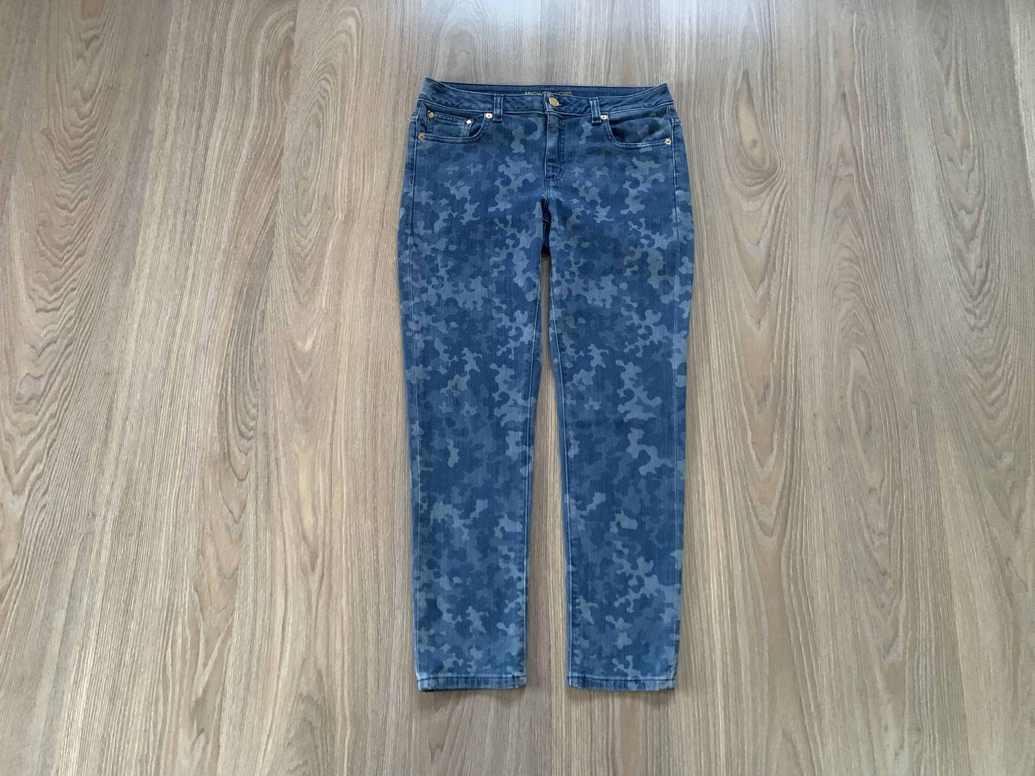 Michael Kors Michael Kors Izzy Cropped Skinny Printed Jeans Size 28" / US 6 / IT 42 - 1 Thumbnail