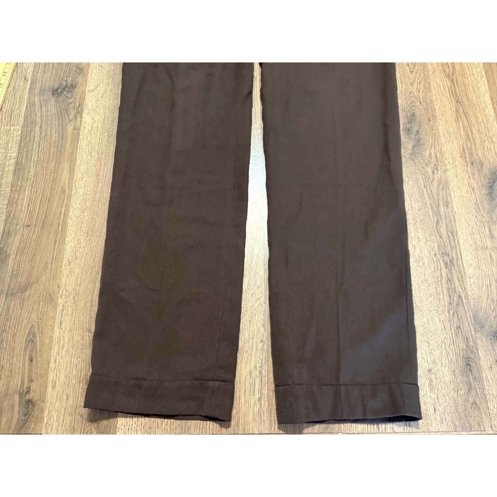 Vintage Blauer Pants Men 34 Brown Straight Leg Cargo Pockets Casual Workwear Size US 34 / EU 50 - 3 Thumbnail