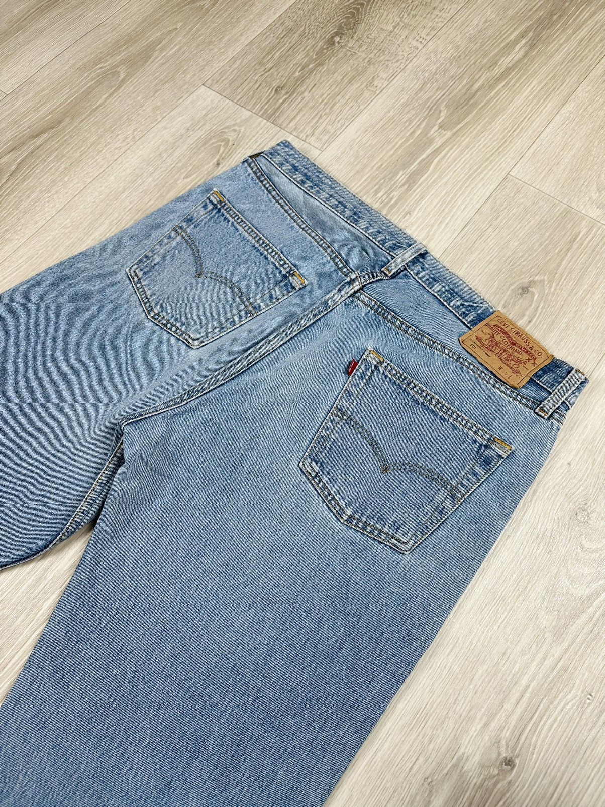 Levi's Vintage 90s Levi’s 501 Denim Jeans 38x32 Made in UK Size US 38 / EU 54 - 3 Thumbnail