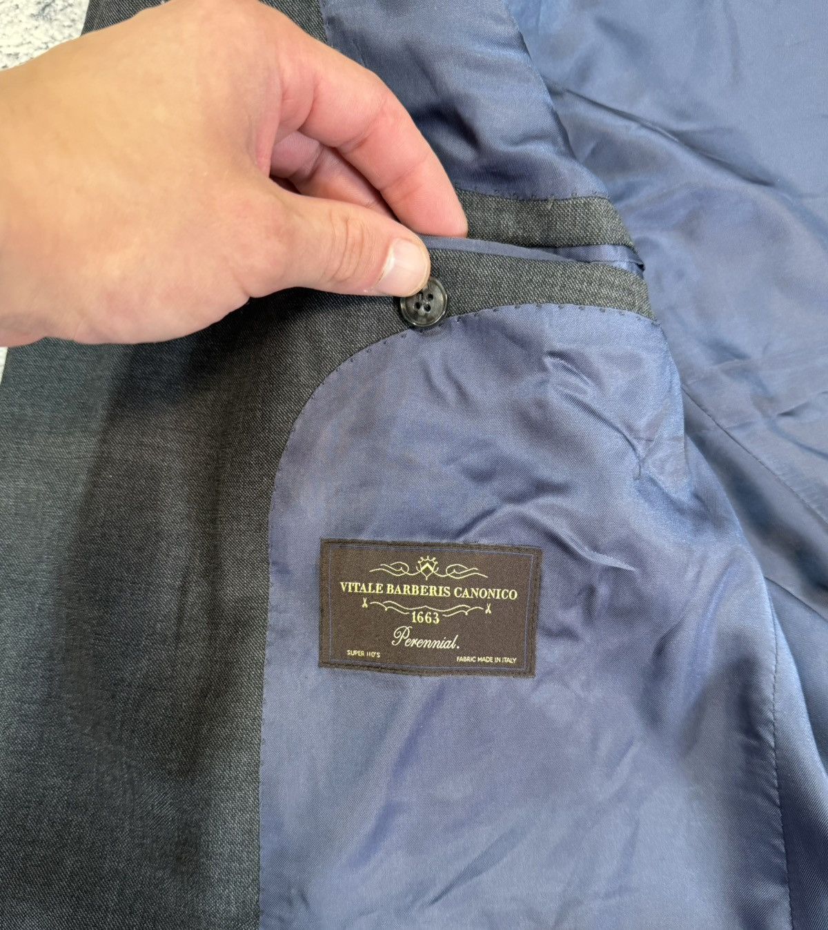 Suitsupply SuitSupply Lazio Blazer Suit Jacket Vitale Barberis Wool Size 44R - 9 Thumbnail