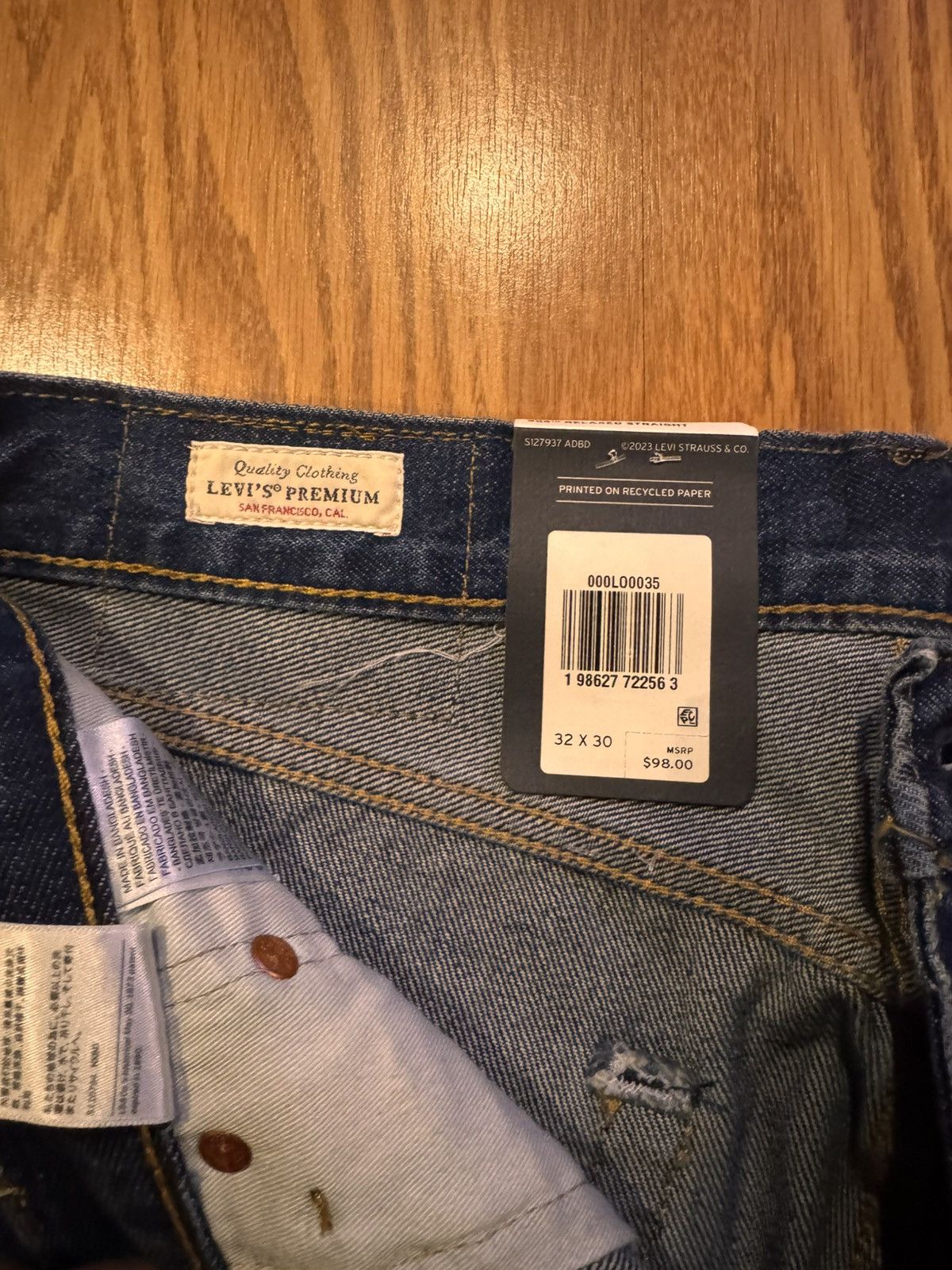Levi's Levi’s 555 Blue Jeans Size US 32 / EU 48 - 2 Thumbnail