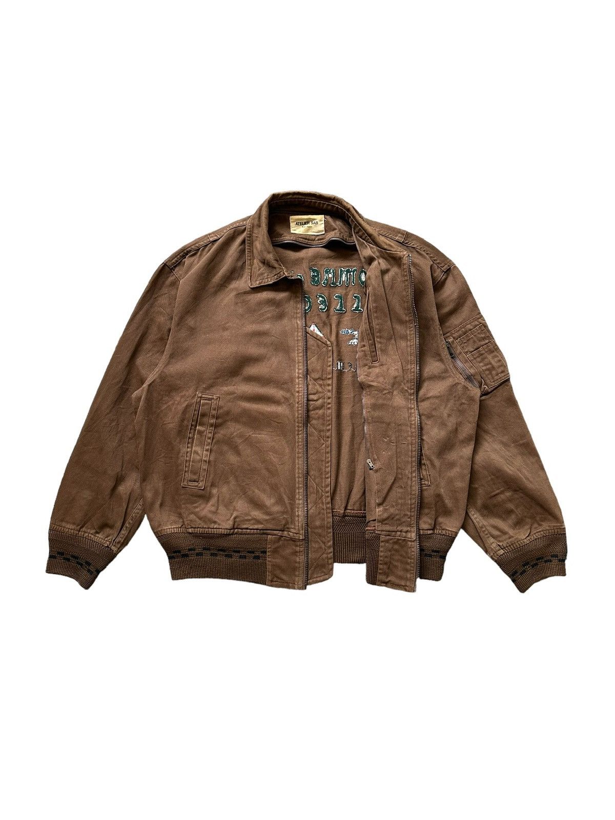 Vintage 80’s Atelier Sab for Men A/H collection Size US L / EU 52-54 / 3 - 3 Thumbnail