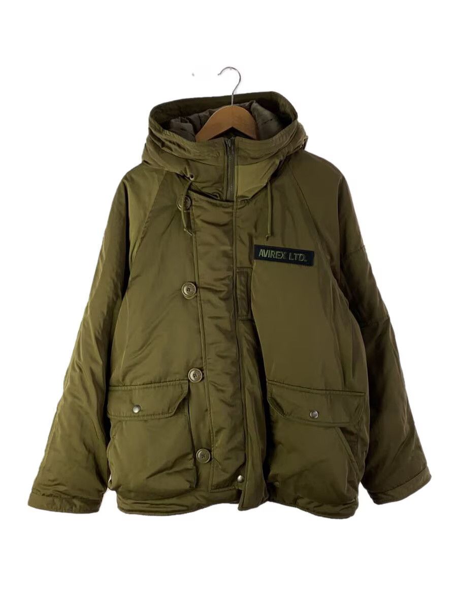 Avirex Avirex Hb Hoodie Jkt Plain Polyester Flight Jacket Khaki Size US XL / EU 56 / 4 - 1 Thumbnail