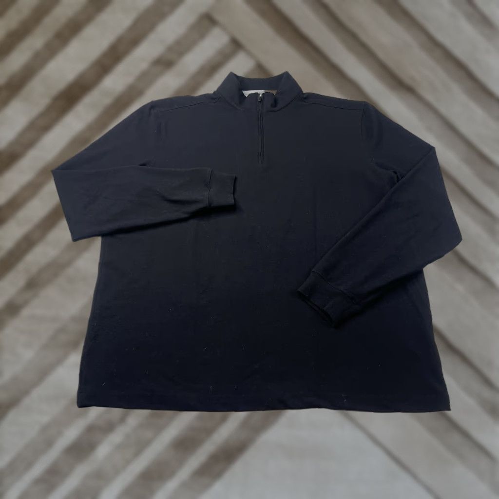 johnnie-O johnnie-O Sully 1/4 Zip Men’s Black Pullover L Black Mens Size US L / EU 52-54 / 3 - 1 Thumbnail