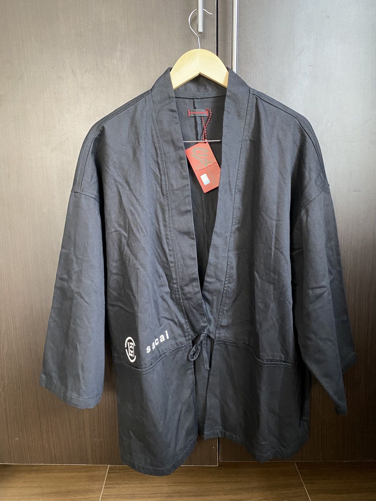 Clot × SACAI Kimono Noragi CLOT × Sacai Clot x Sacai Kimono Noragi | Grailed