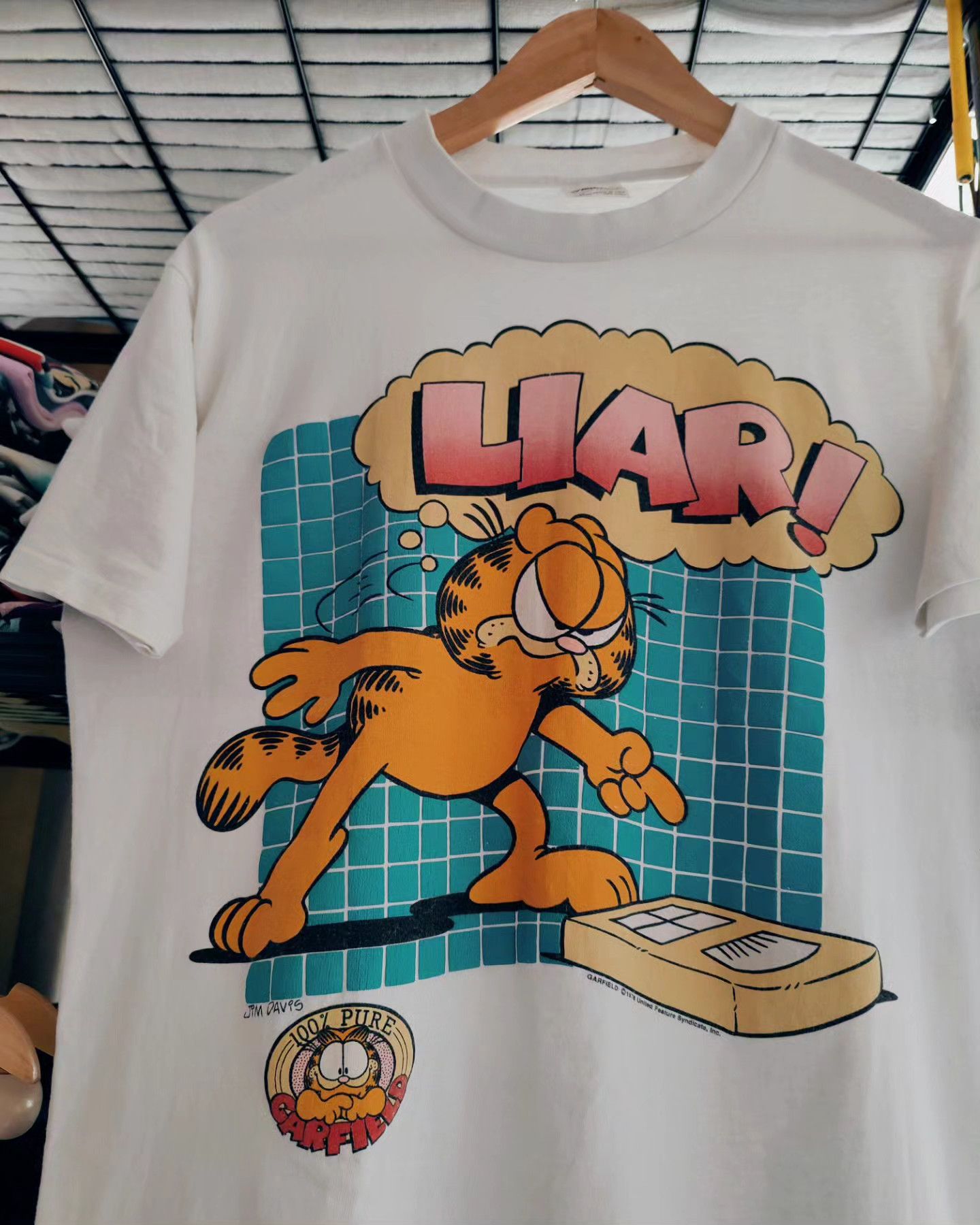 Vintage vintage 80s - GARFIELD Size M / US 6-8 / IT 42-44 - 2 Thumbnail