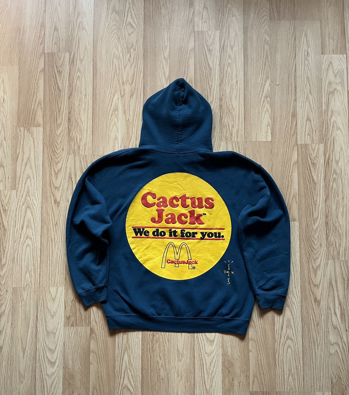 Travis Scott Cactus Jack x McDonalds sticker hoodie | Grailed