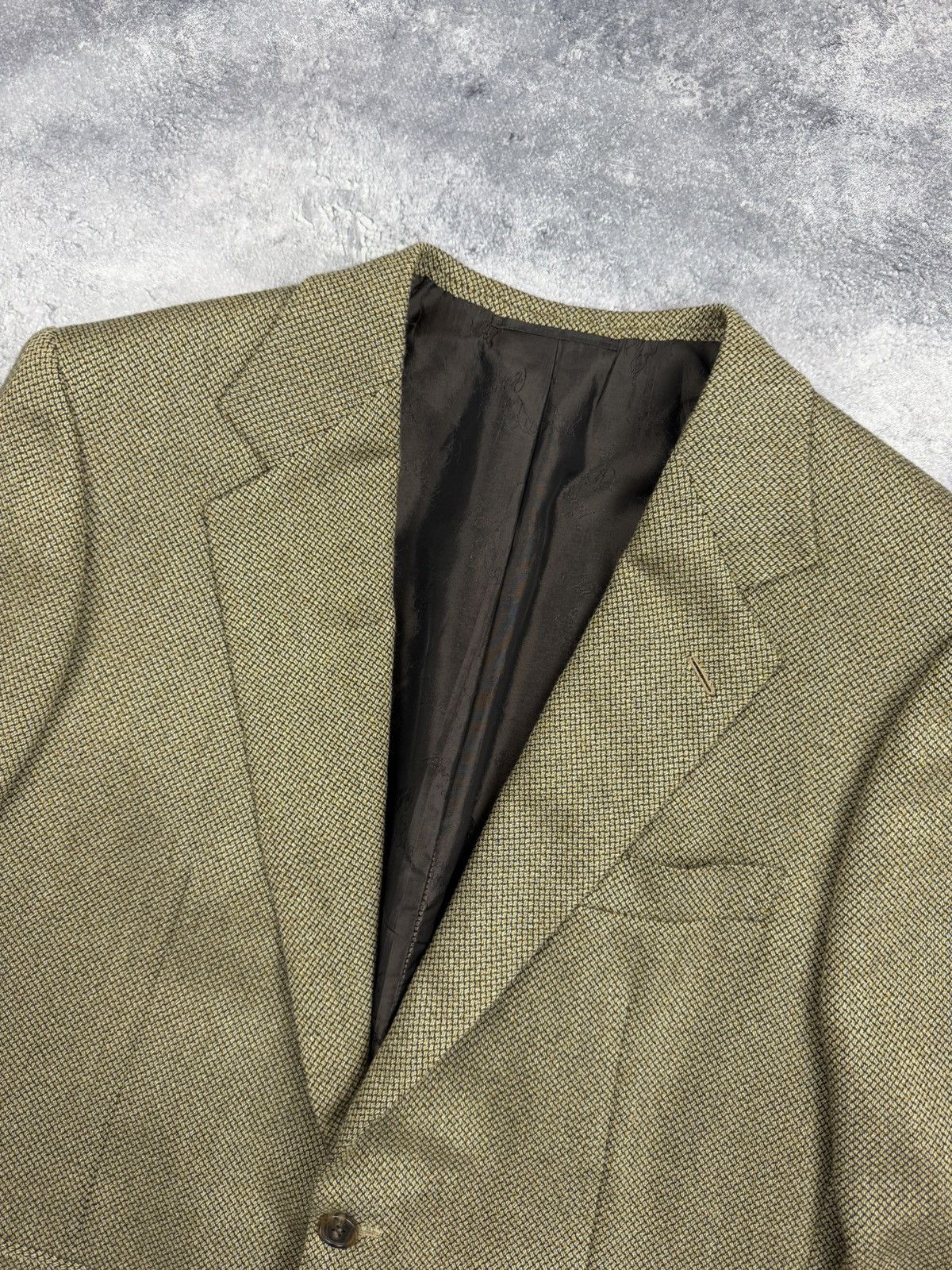 Brioni Brioni 100% Cashmere Tweed Blazer Jacket Made In Italy Size 40R - 10 Thumbnail