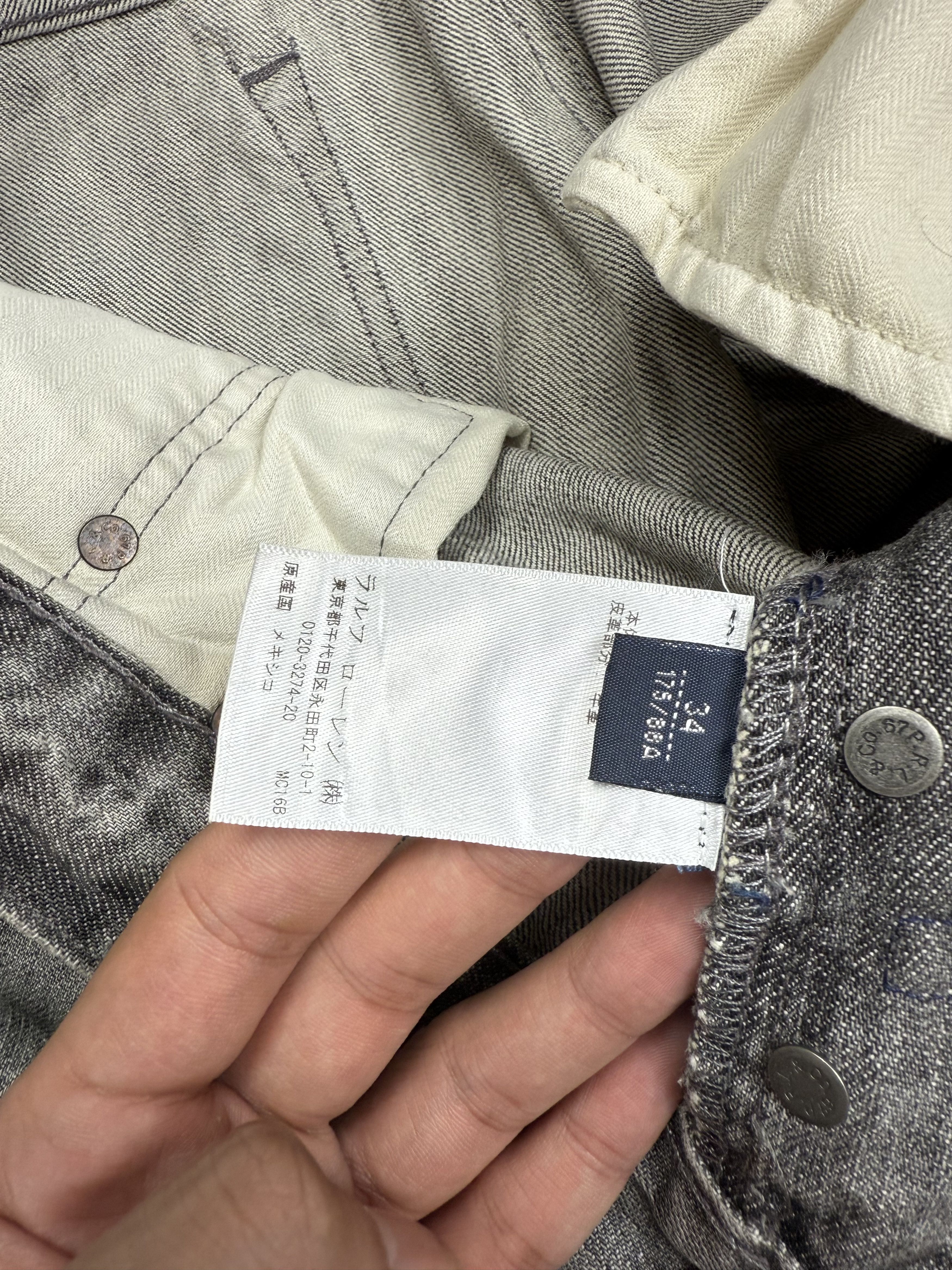Polo Ralph Lauren Polo Ralph Lauren Denim Slim Straight Pants Faded Whiskers Size US 34 / EU 50 - 11 Thumbnail