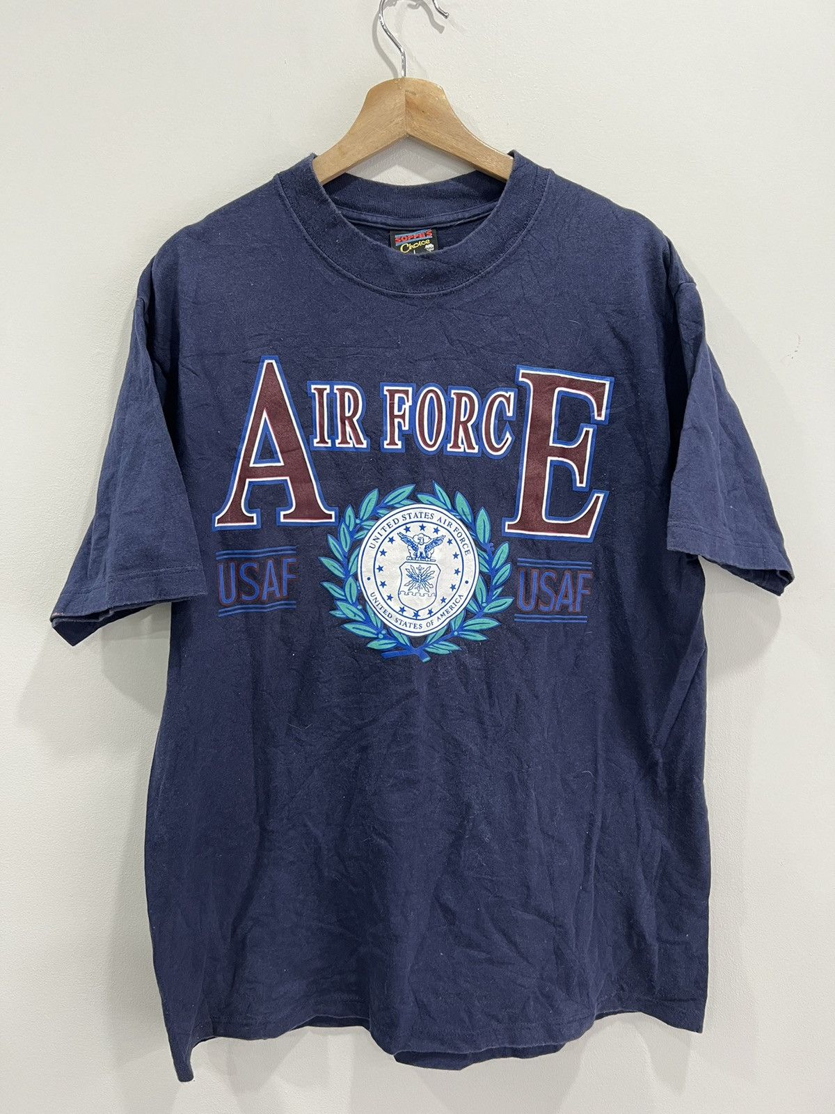 Vintage Vintage Air Force Tee Shirt graphic Size US L / EU 52-54 / 3 - 1 Thumbnail
