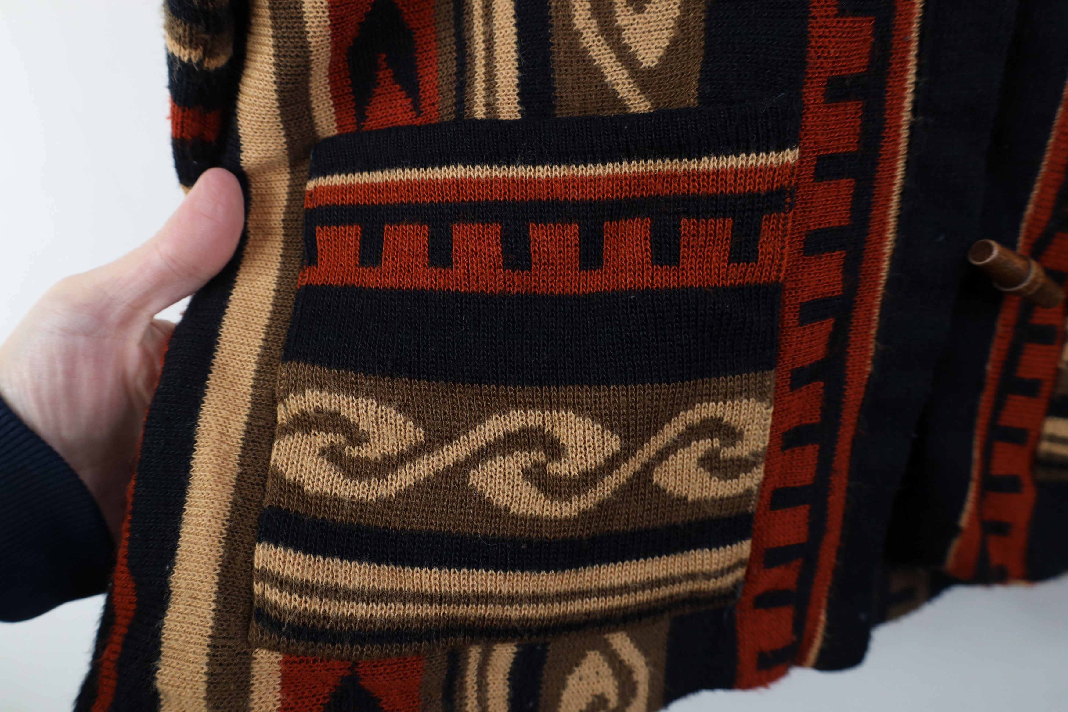 Vintage Vintage 60s 70s Boho Chic Babydoll Button Hooded Sweater Size M / US 6-8 / IT 42-44 - 5 Thumbnail