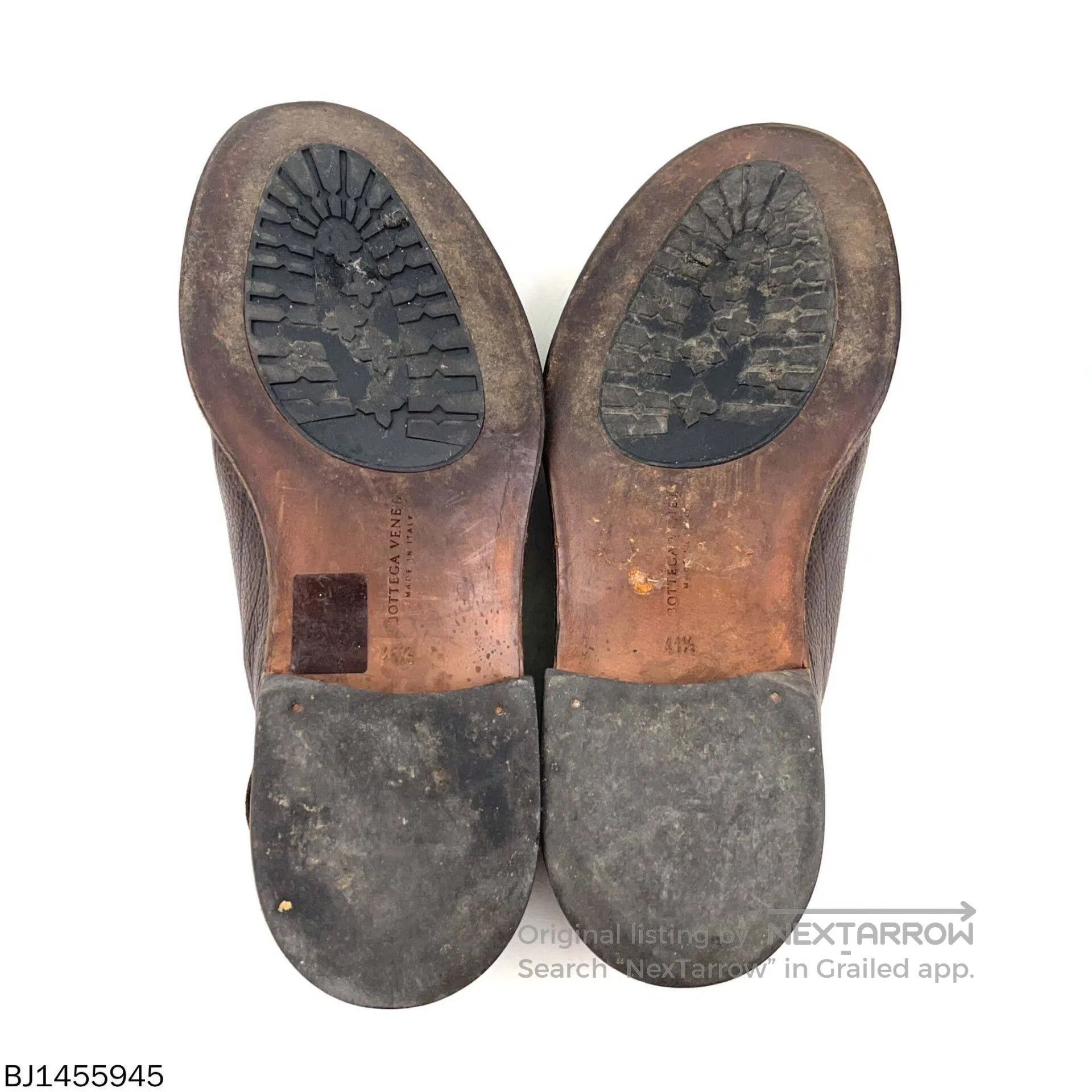 Bottega Veneta low-top lace-up leather shoes Bottega Veneta. Size US 10.5 / EU 43-44 - 4 Thumbnail