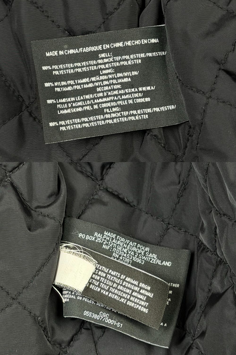 Polo Ralph Lauren Ralph Lauren Black Label Lambskin Moto Jacket (c.2012) Size US S / EU 44-46 / 1 - 19 Thumbnail