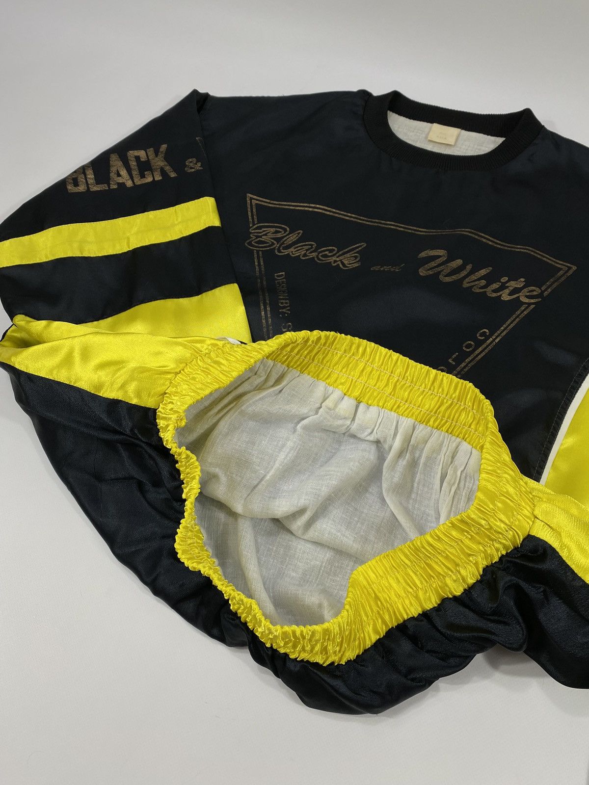Vintage LASTDROP🔥Vintage Y2K Hip Hop Tracksuit Silk Pants Sweatshirt Size US M / EU 48-50 / 2 - 23 Thumbnail