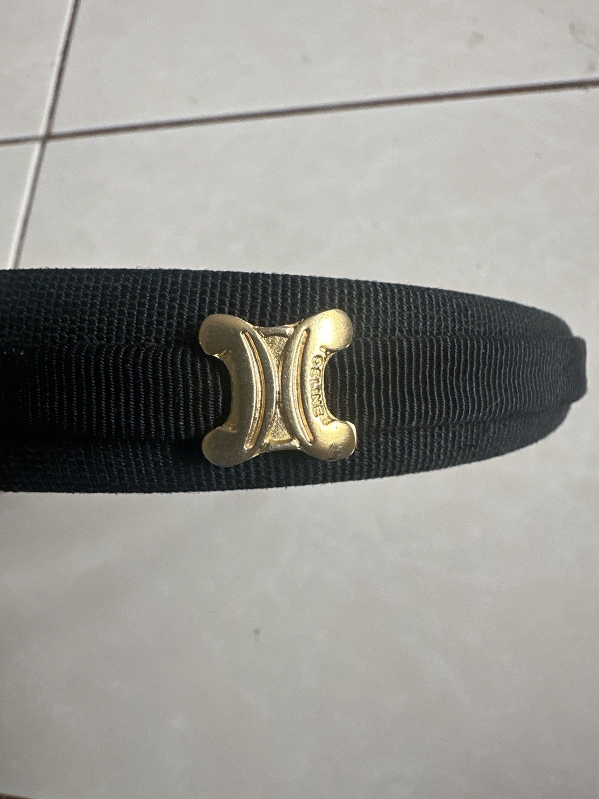 Celine vintage Celine black Trion Macadam Katyusha Size ONE SIZE - 3 Thumbnail