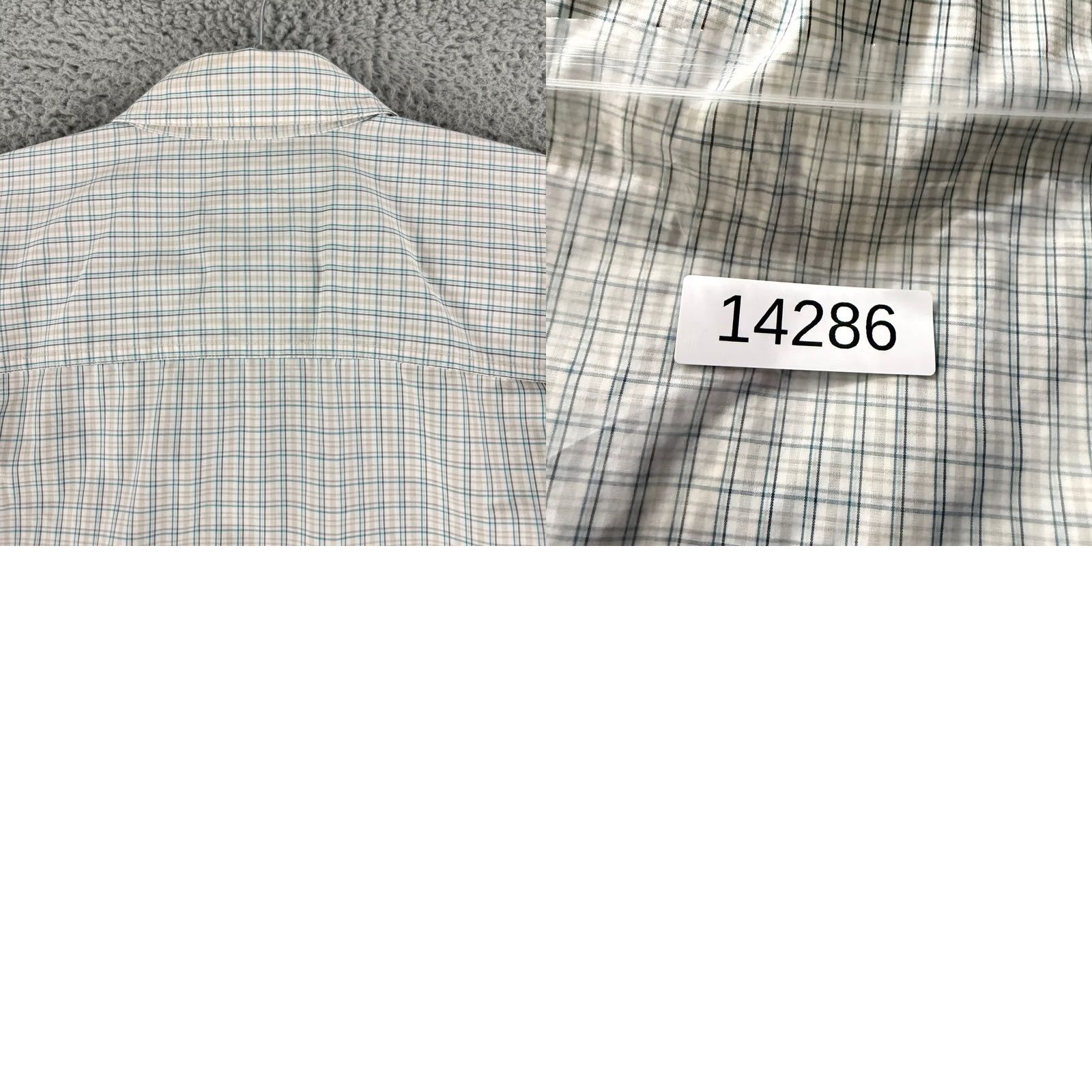 Patagonia Patagonia Shirt Men Medium Blue Tan Long Sleeve Plaid Button-Down Organic Cotton Size US M / EU 48-50 / 2 - 9 Thumbnail