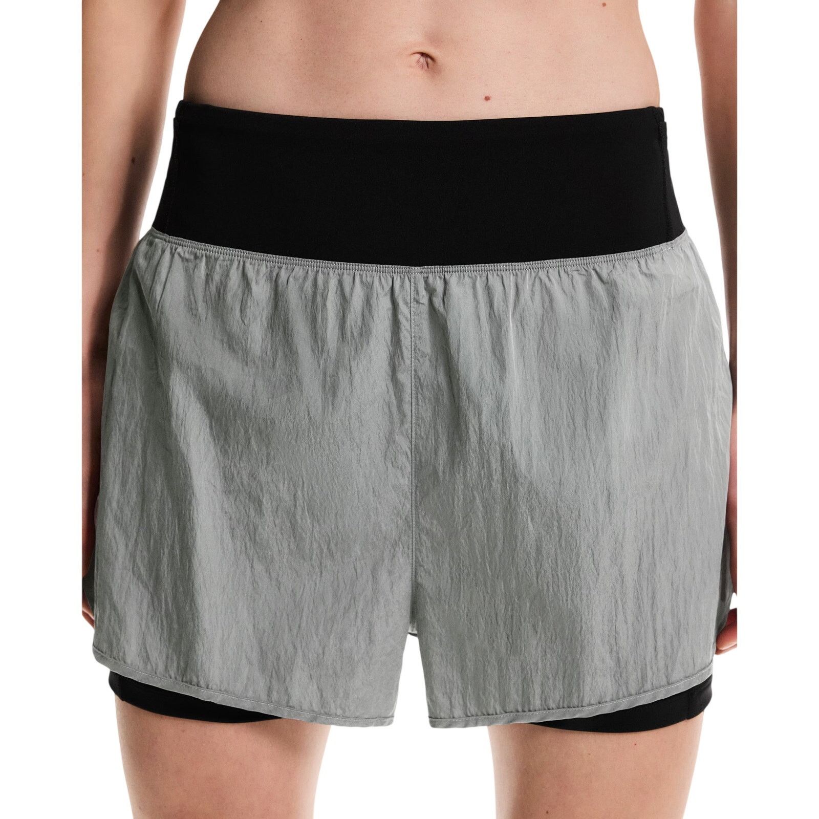 On On Running Performance Volt Grey Shorts Women - Size S - New Size 26" / US 2 / IT 38 - 3 Thumbnail