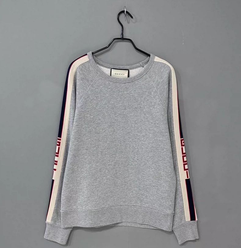 Gucci Gucci Gray arm logo sweatshirt 2506-Nextarrow Size US S / EU 44-46 / 1 - 1 Thumbnail