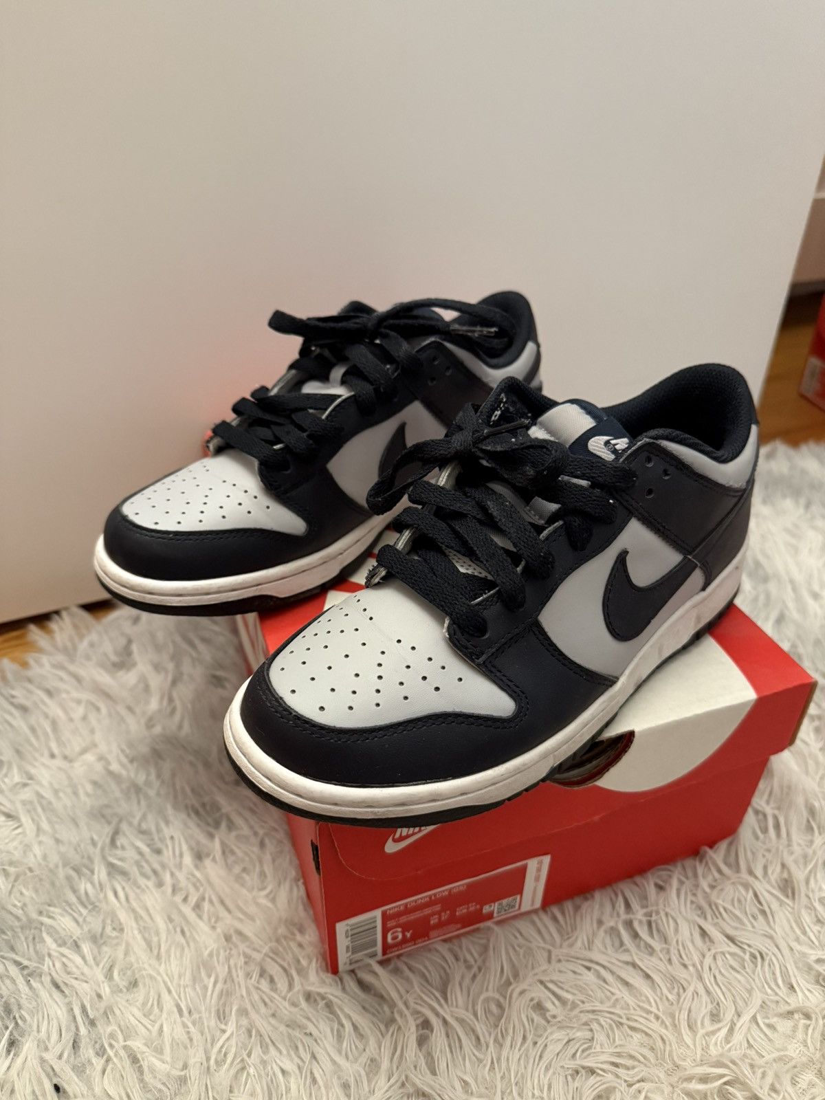 Nike Nike Dunk Low GS Georgetown Size US 6 / EU 39 - 7 Thumbnail