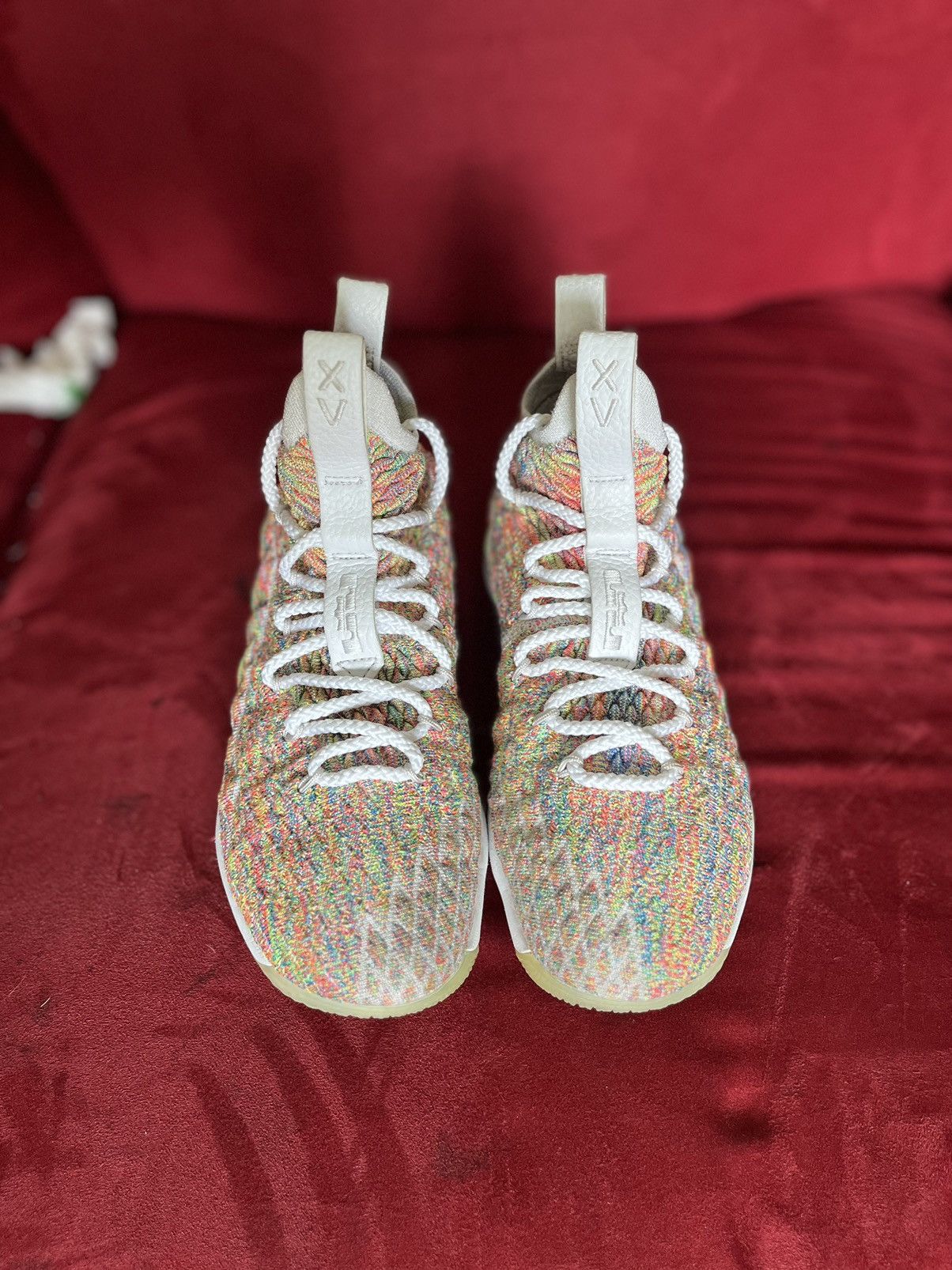 Nike Nike Lebron 15 Fruity Pebbles Size US 5.5 / IT 35.5 - 2 Thumbnail