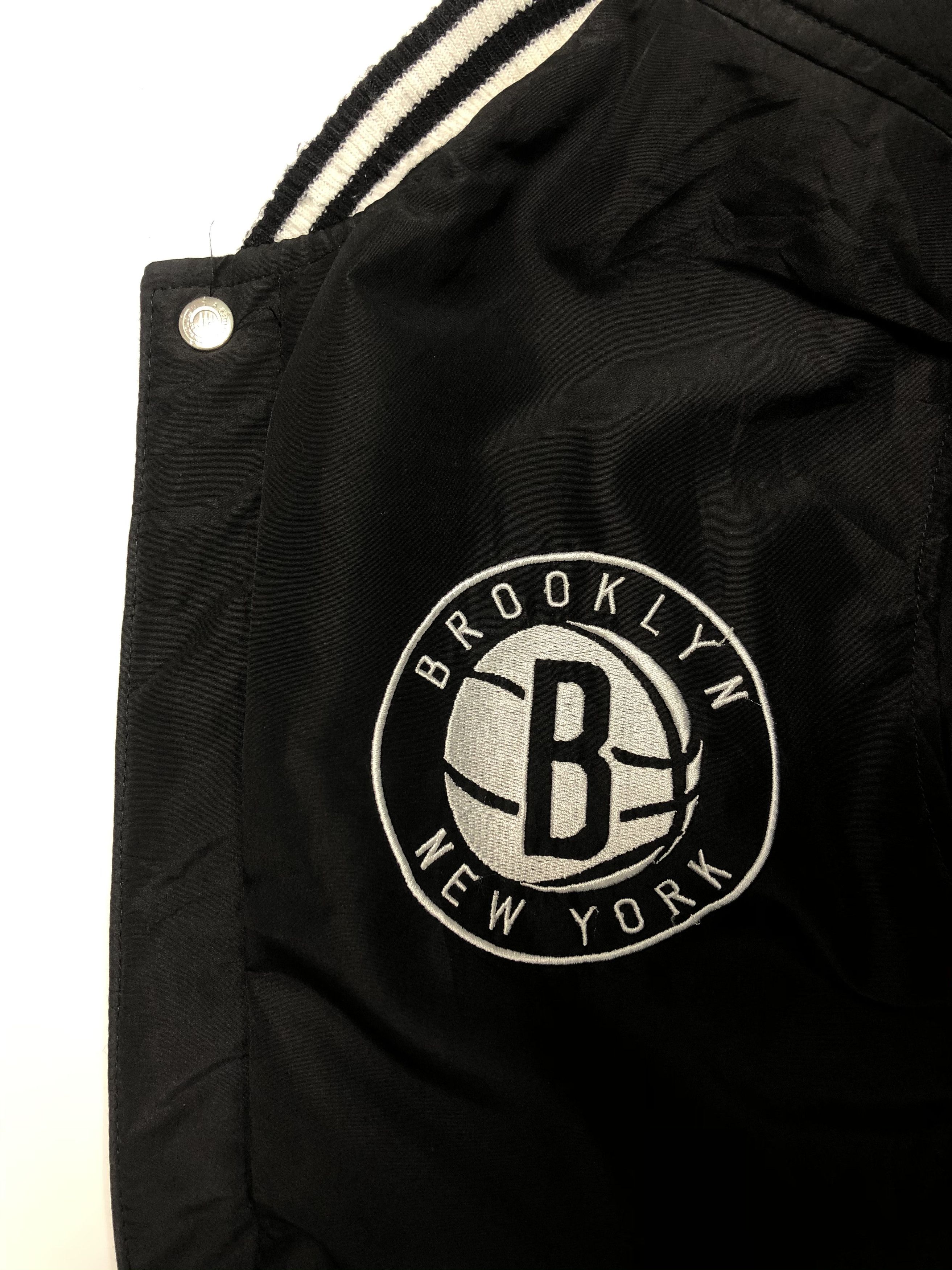 NBA Vintage 90s NBA Brooklyn New York Varsity Jacket V0022 Size US M / EU 48-50 / 2 - 6 Thumbnail