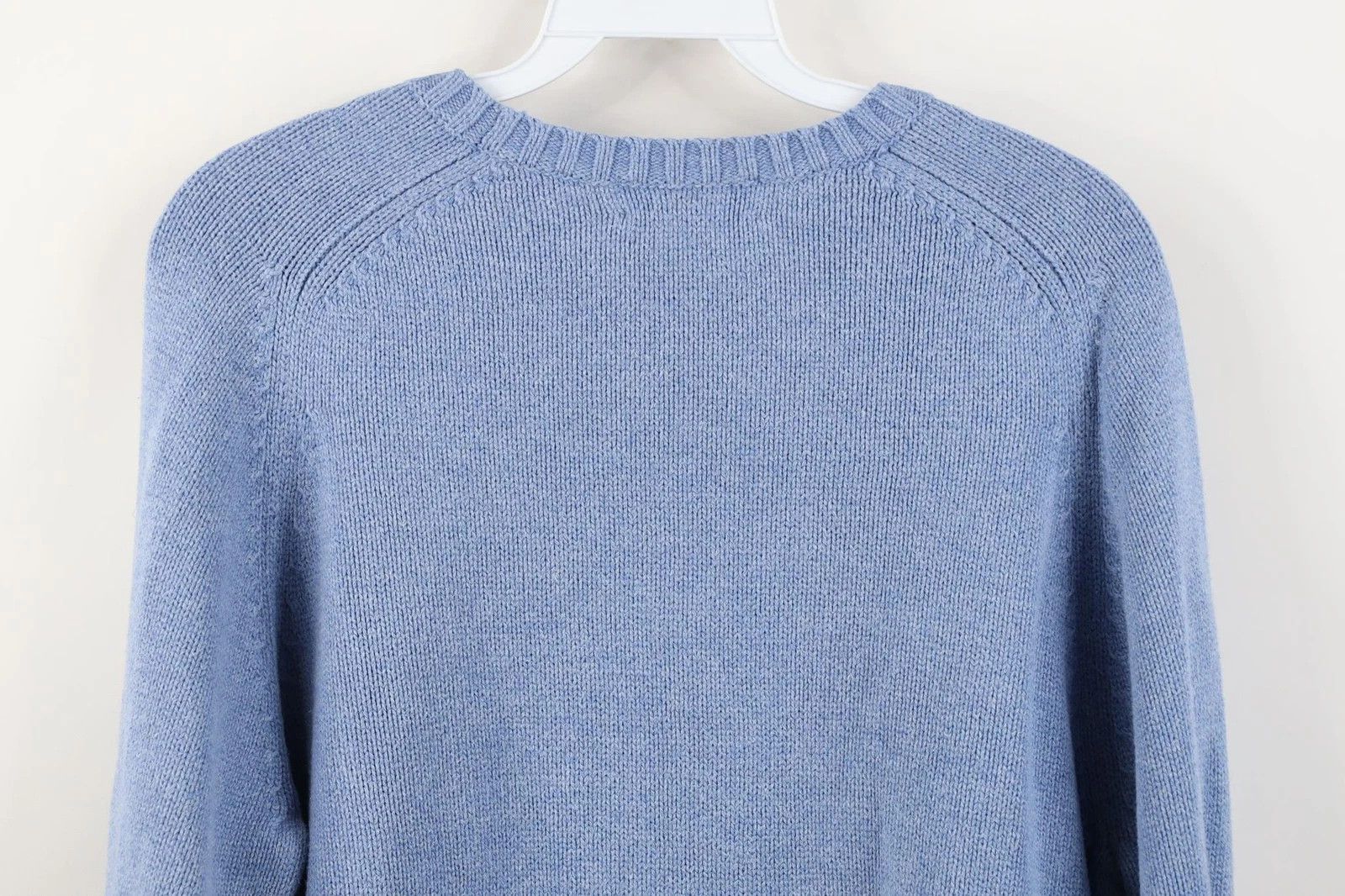 Lands' End Vintage 90s Lands End Knit Crewneck Sweater Blue Japan Size L / US 10 / IT 46 - 8 Thumbnail