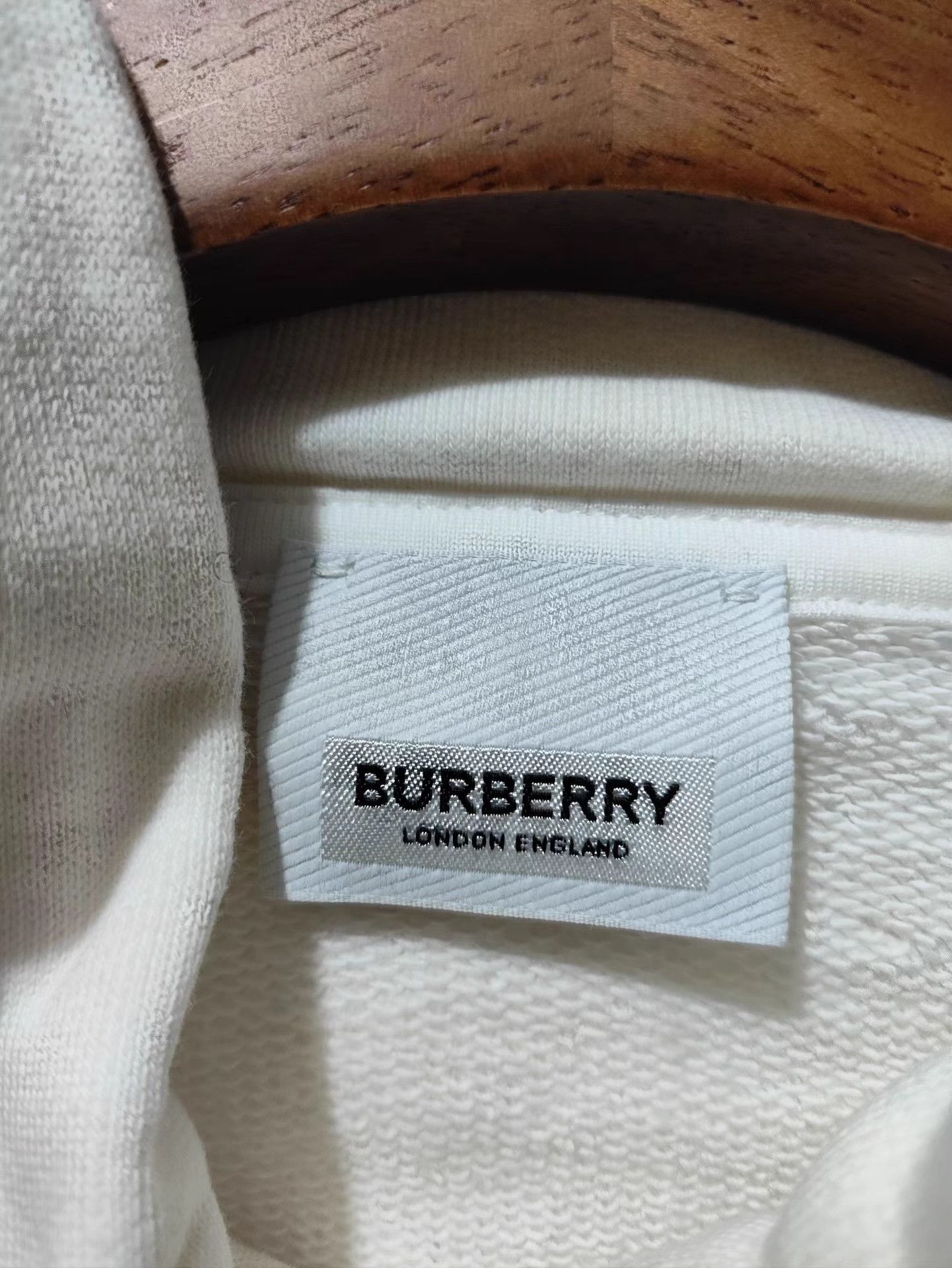 Burberry BURBERRY White Paneled Check Hoodie K13 Size XS / US 0-2 / IT 36-38 - 3 Thumbnail