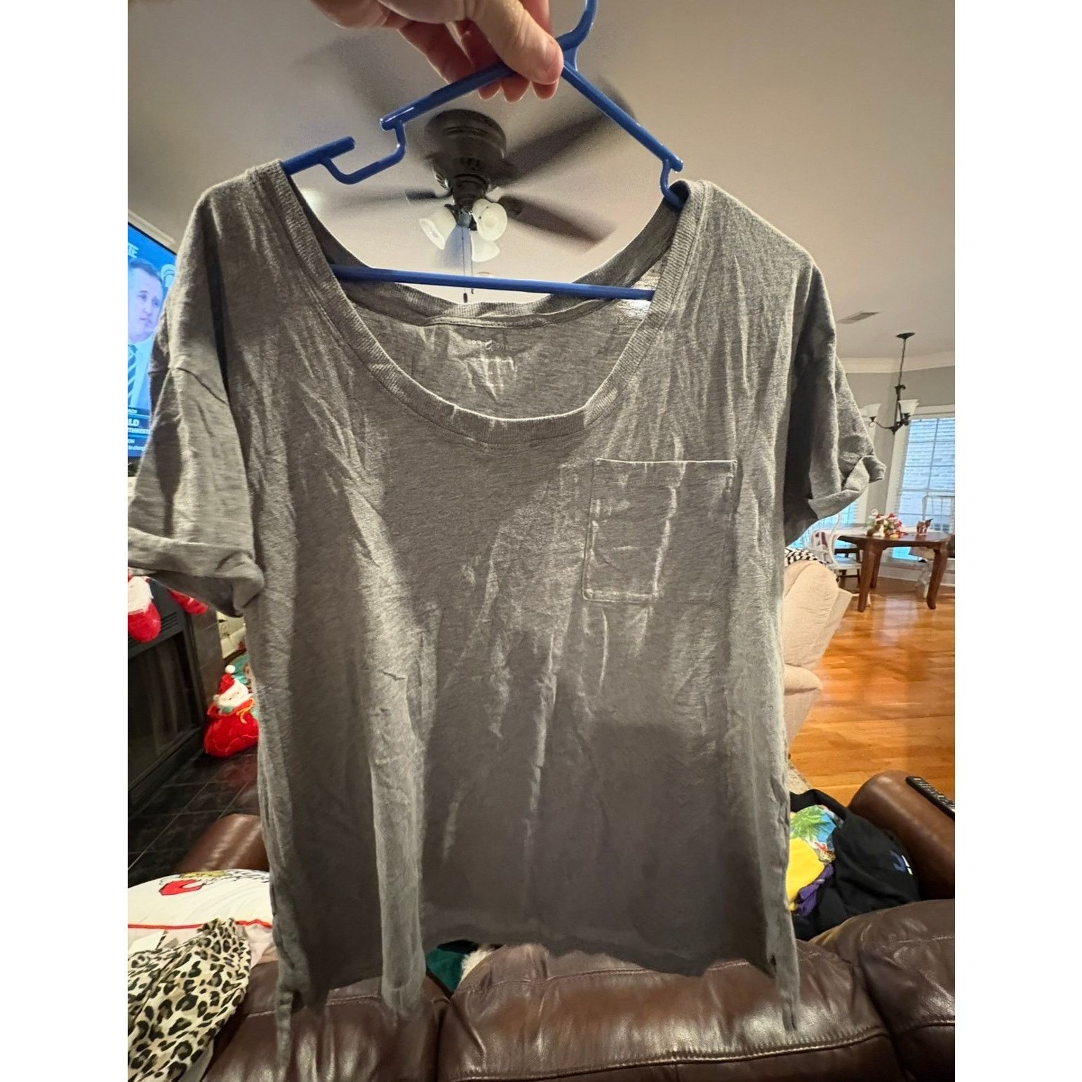 Lou & Grey Lou & Grey Supima Cotton Gray T Shirt Women’s XS 0–2 Size XS / US 0-2 / IT 36-38 - 2 Thumbnail