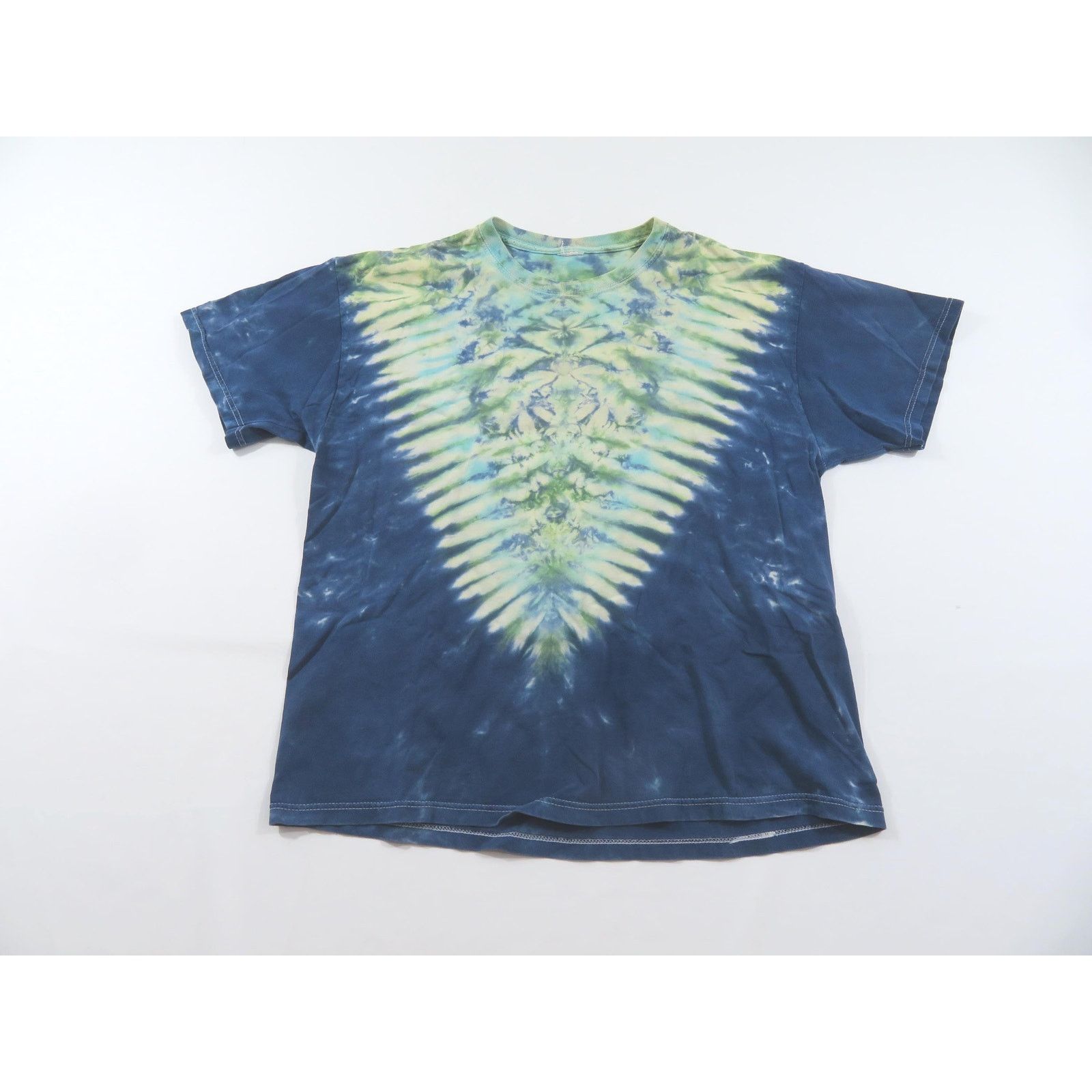 Other Tie Dye T-Shirt, Blue with Green, Sz XL 1990s Size US XL / EU 56 / 4 - 1 Thumbnail
