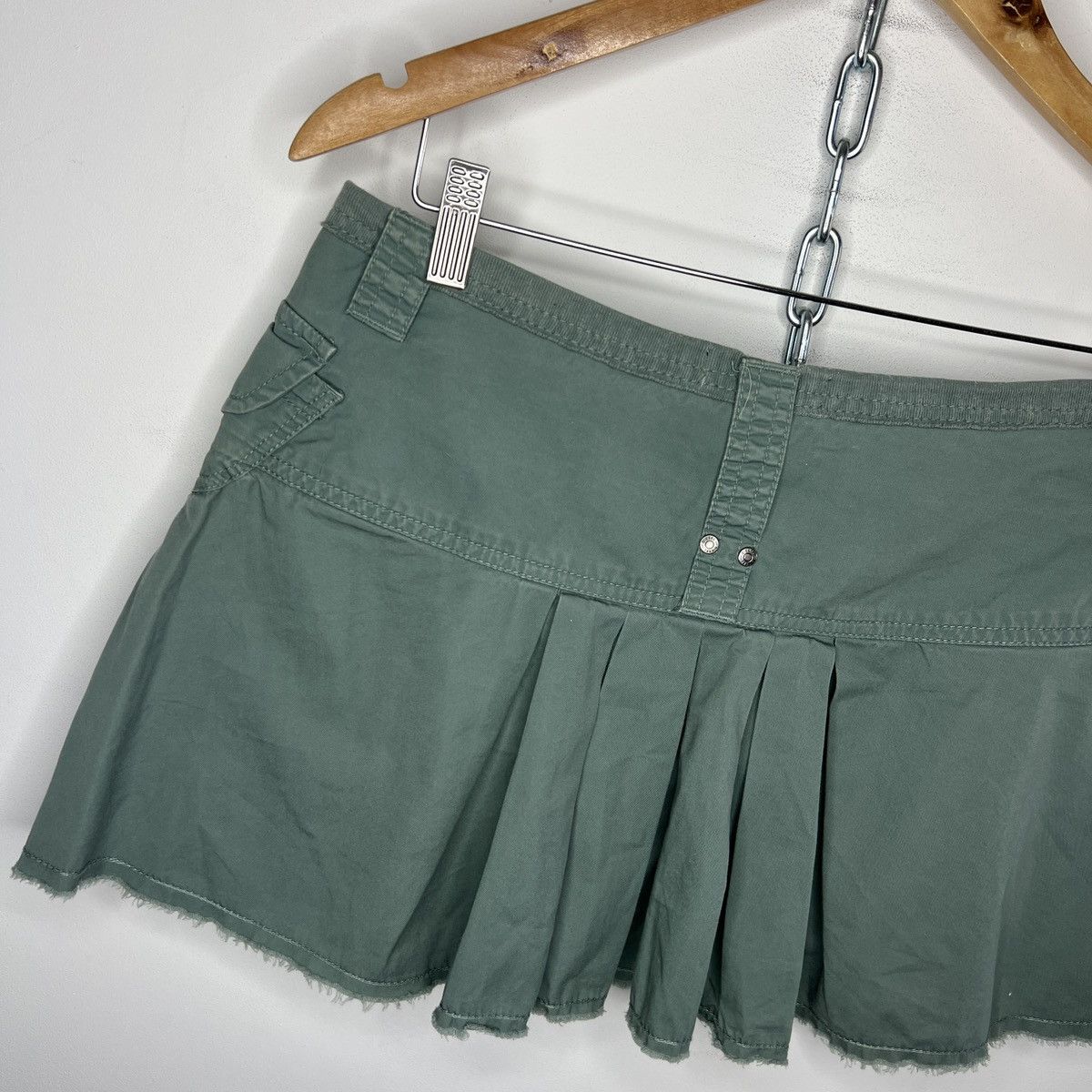 Diesel Vintage mini skirts Diesel y2k Distressed baggy Japan style Size 29" - 9 Thumbnail