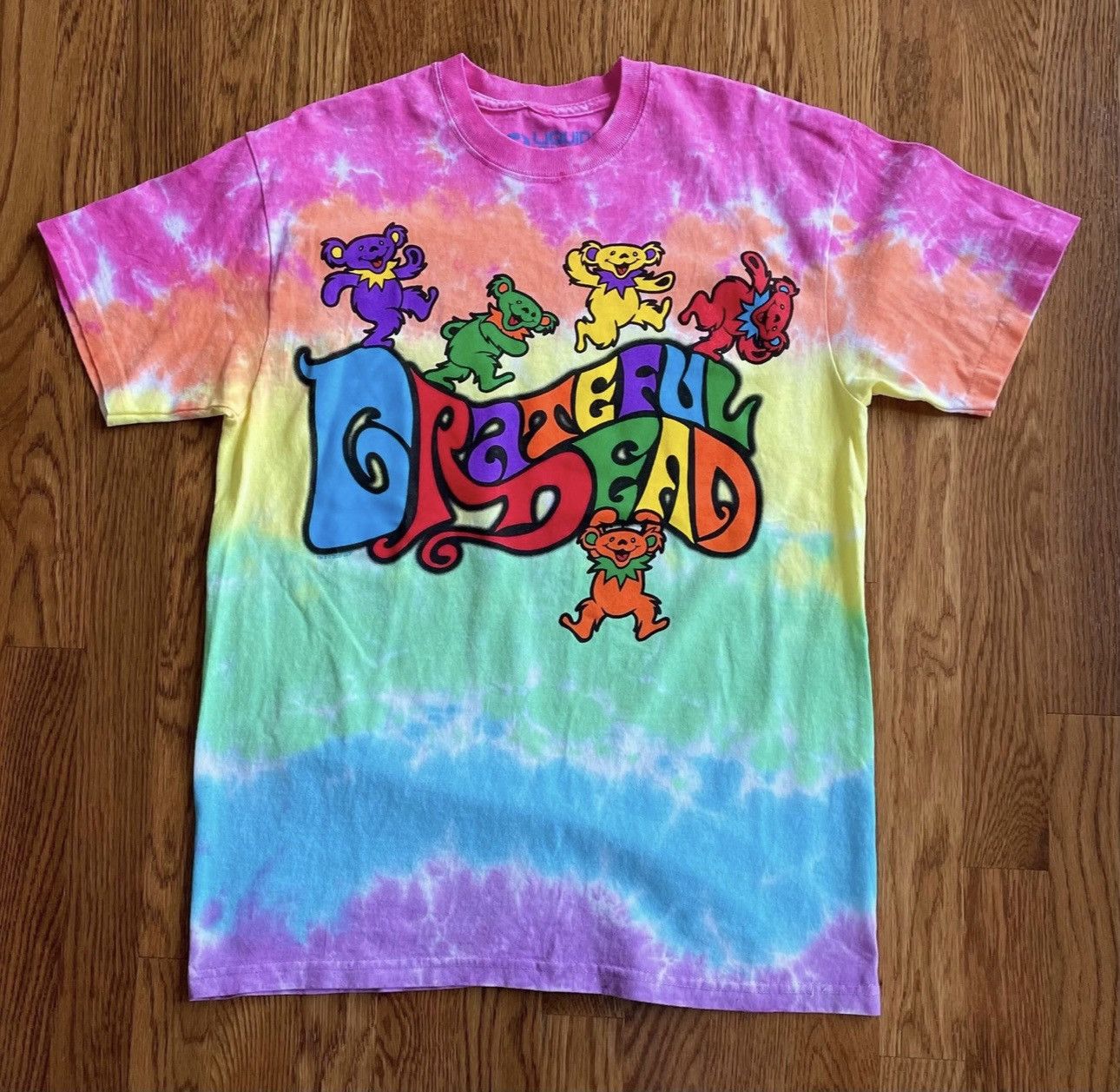 Grateful Dead × Liquid Blue Grateful Dead Medium Tie Dye Bears Tee Shirt Rainbow Dancing Size US M / EU 48-50 / 2 - 1 Thumbnail