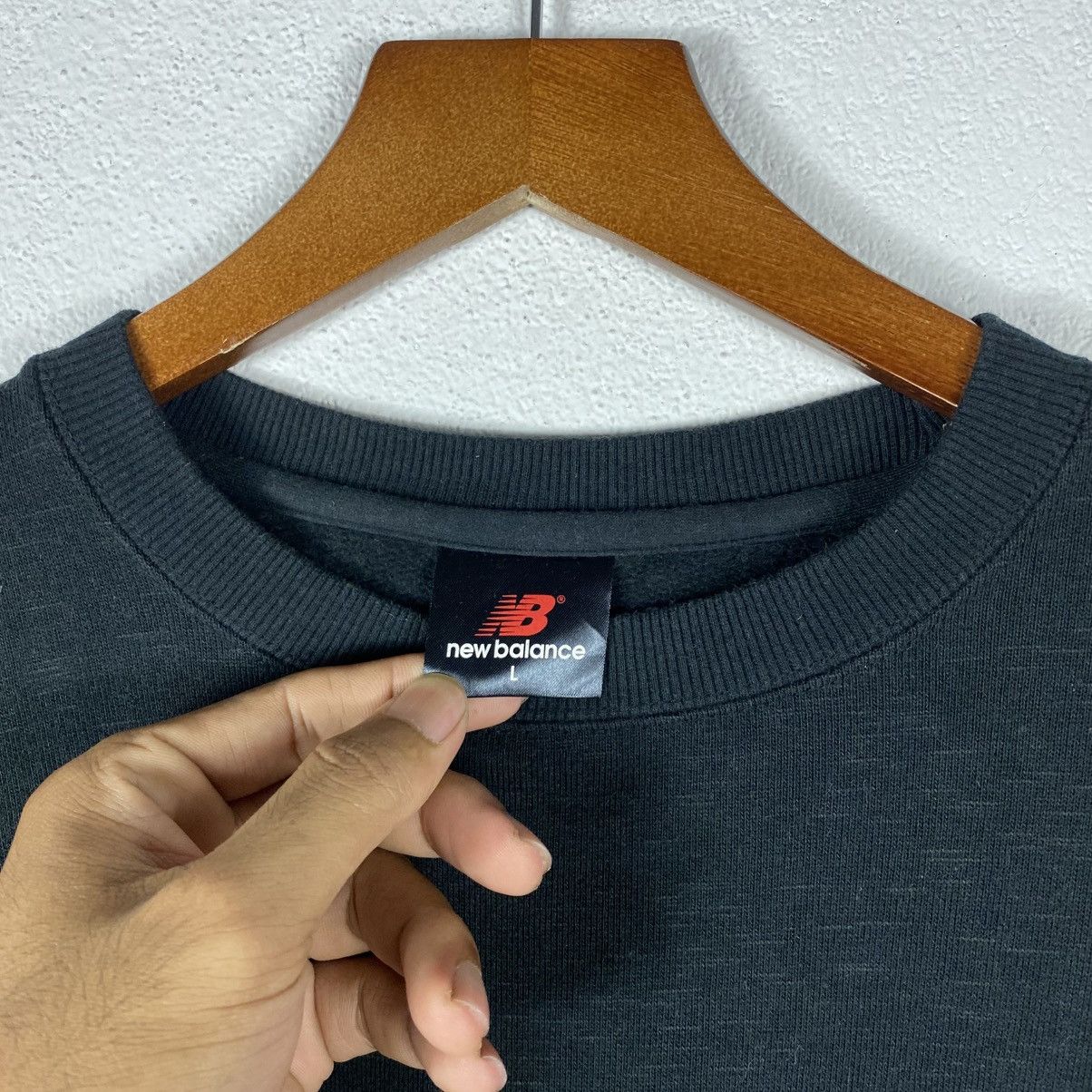 New Balance Vintage New Balance Spellout Logo Sweatshirt Size US L / EU 52-54 / 3 - 4 Thumbnail
