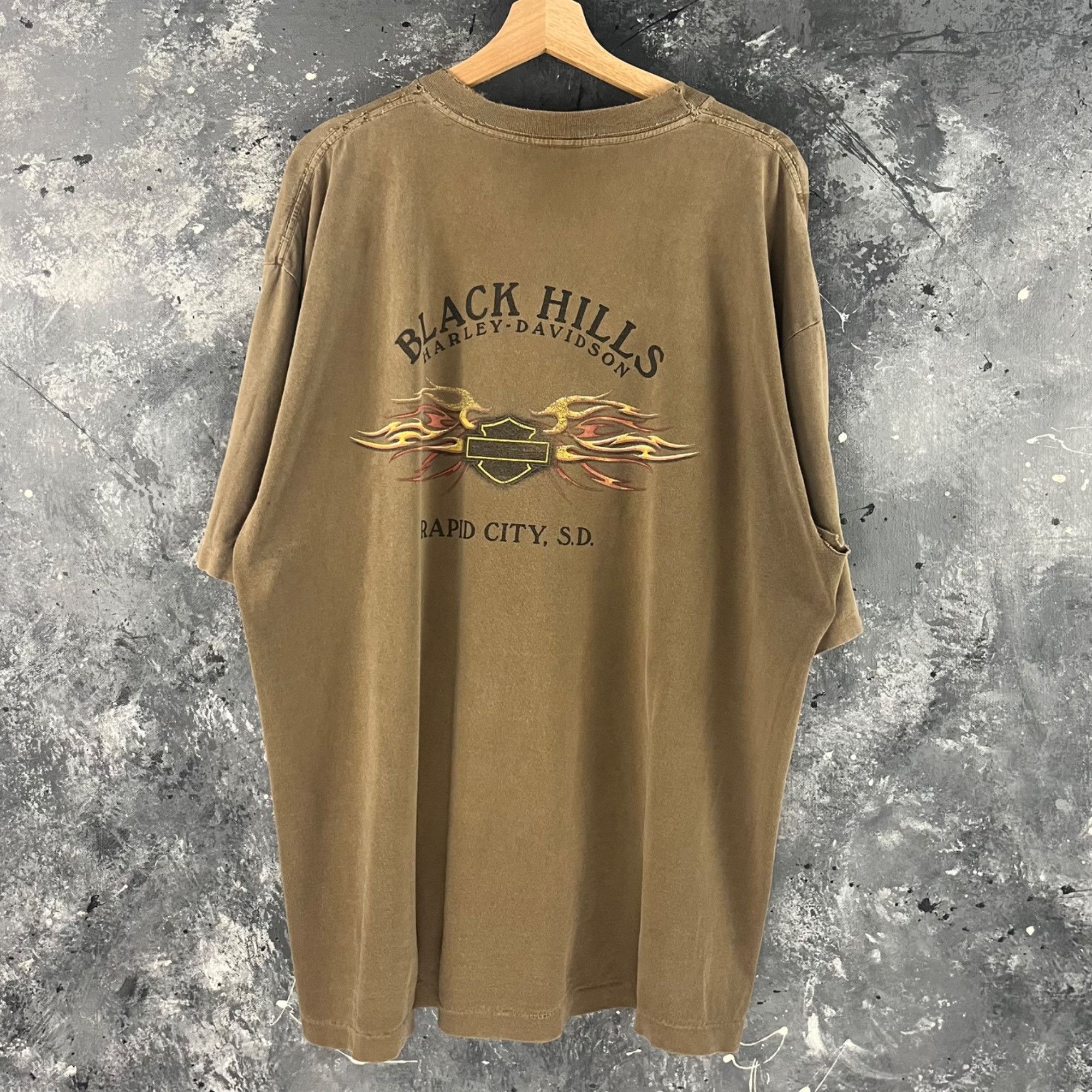 Harley Davidson × Vintage Vintage 90’s Harley Davidson shirt Size US XL / EU 56 / 4 - 2 Thumbnail