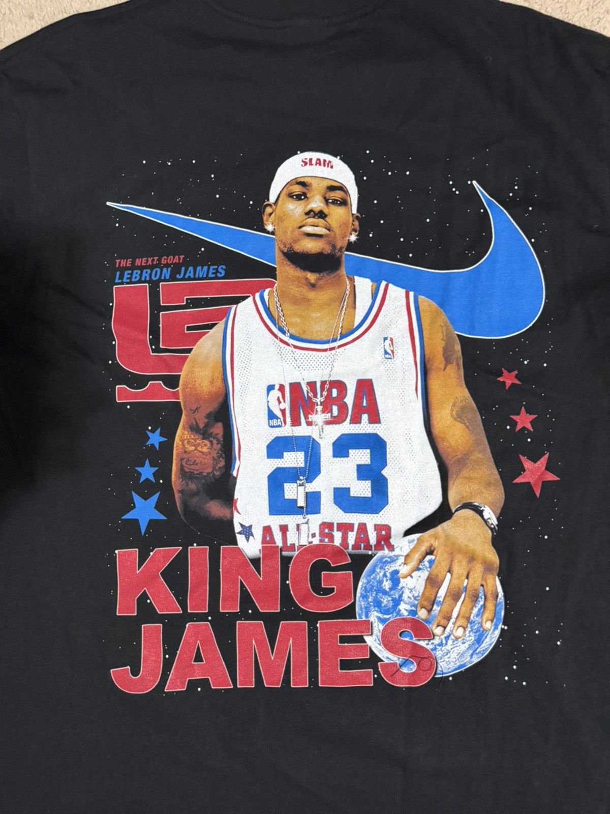 Vintage Lebron James Tee Size US XL / EU 56 / 4 - 4 Thumbnail