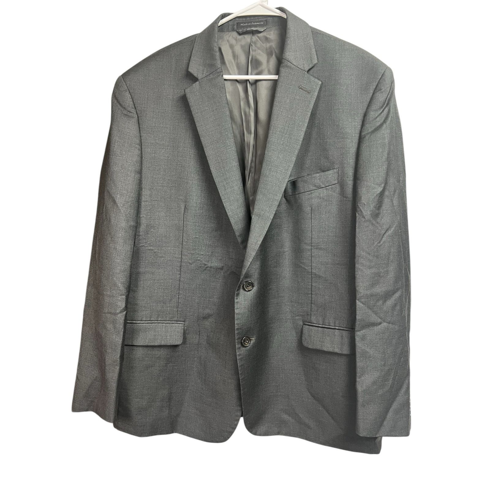 Ralph Lauren Lauren Ralph Lauren Dark Gray Blazer Wool Natural Stretch Size 46R - 1 Thumbnail