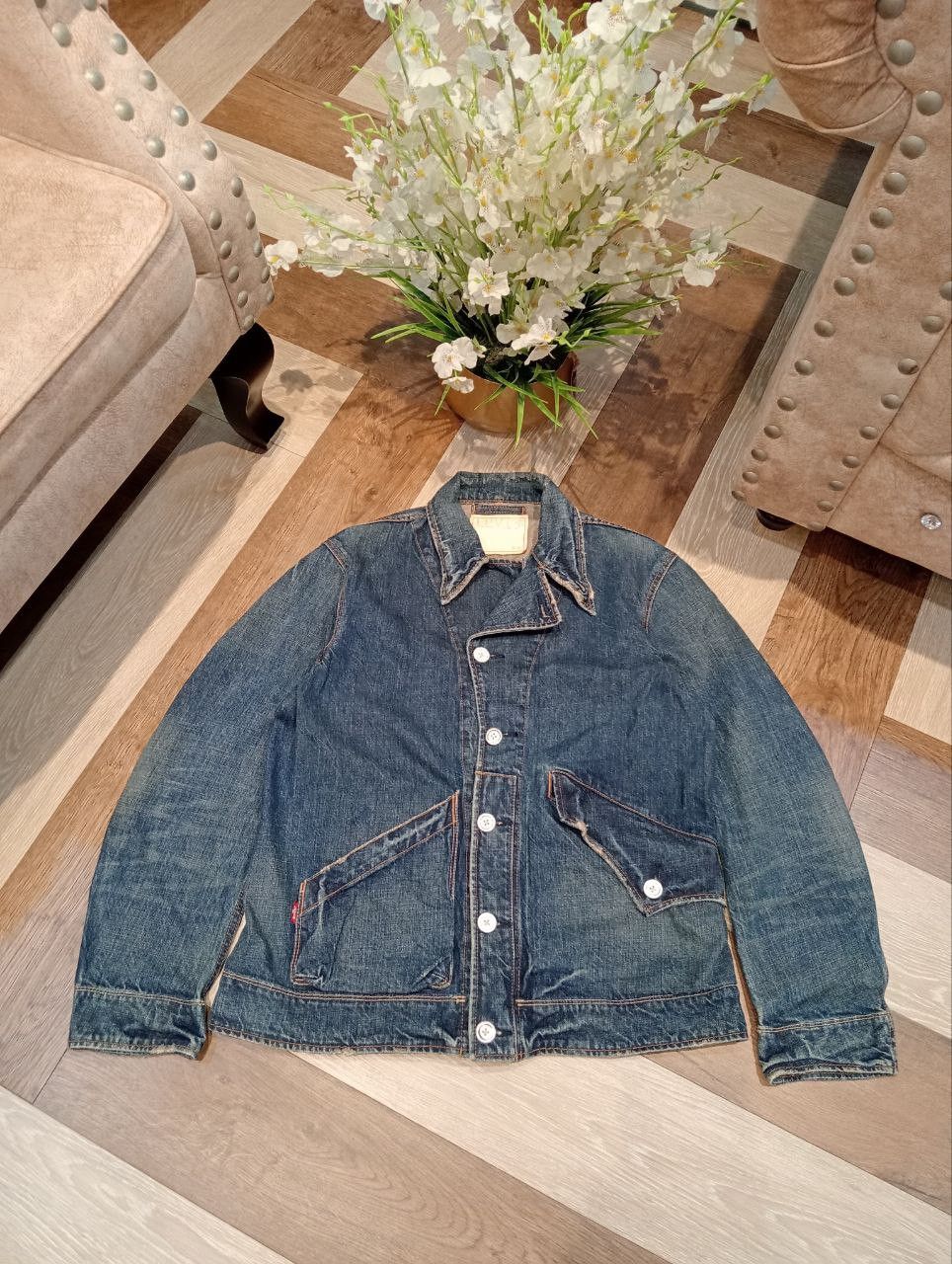 Levi's Vintage Clothing LEVI'S VINTAGE 70815 BLUE DENIM JACKET - SIZE M Size US M / EU 48-50 / 2 - 2 Thumbnail