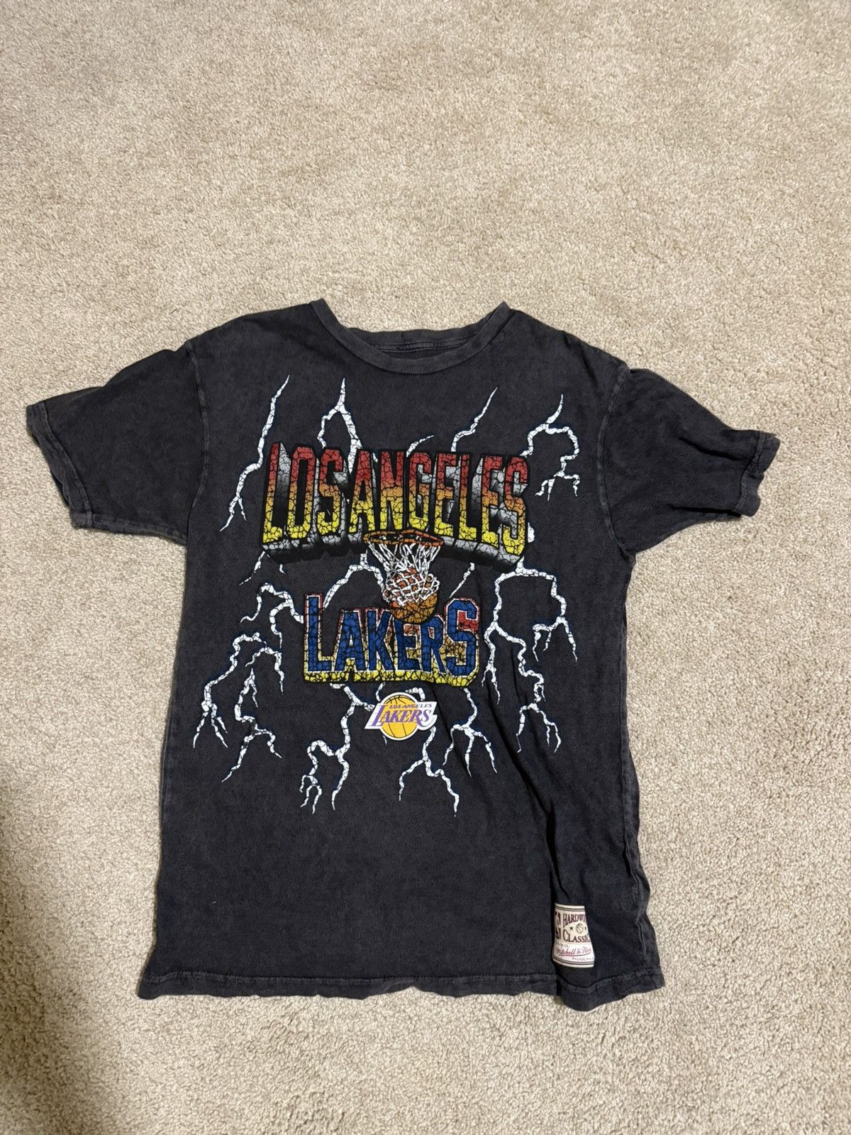 Mitchell & Ness × NBA Lakers Mitchell & Ness black tee Size US M / EU 48-50 / 2 - 1 Thumbnail